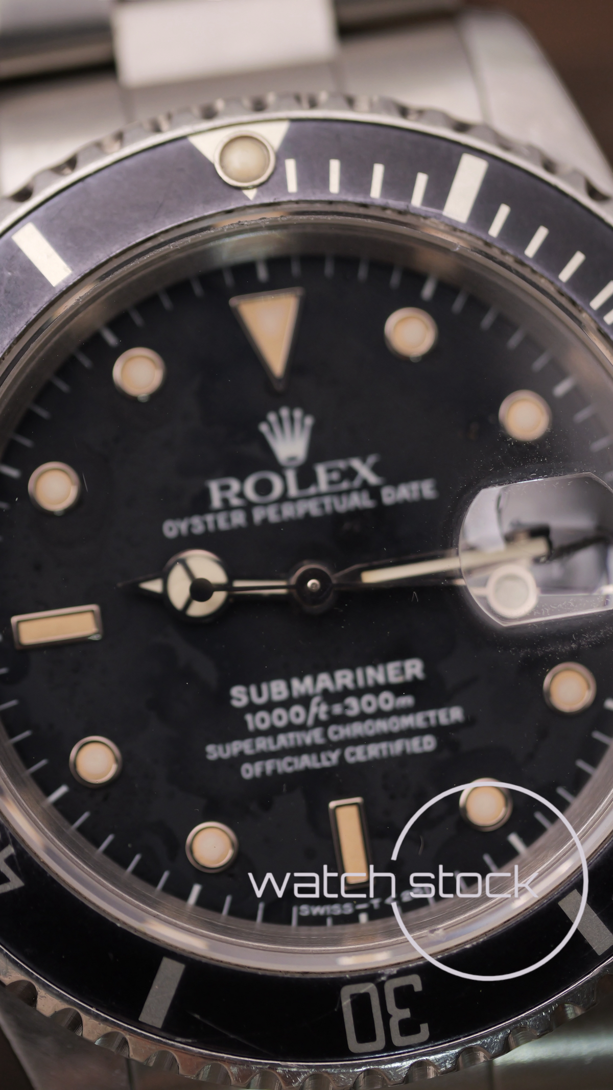 Rolex Submariner Ref.16610 tropical dial 40mm 1989