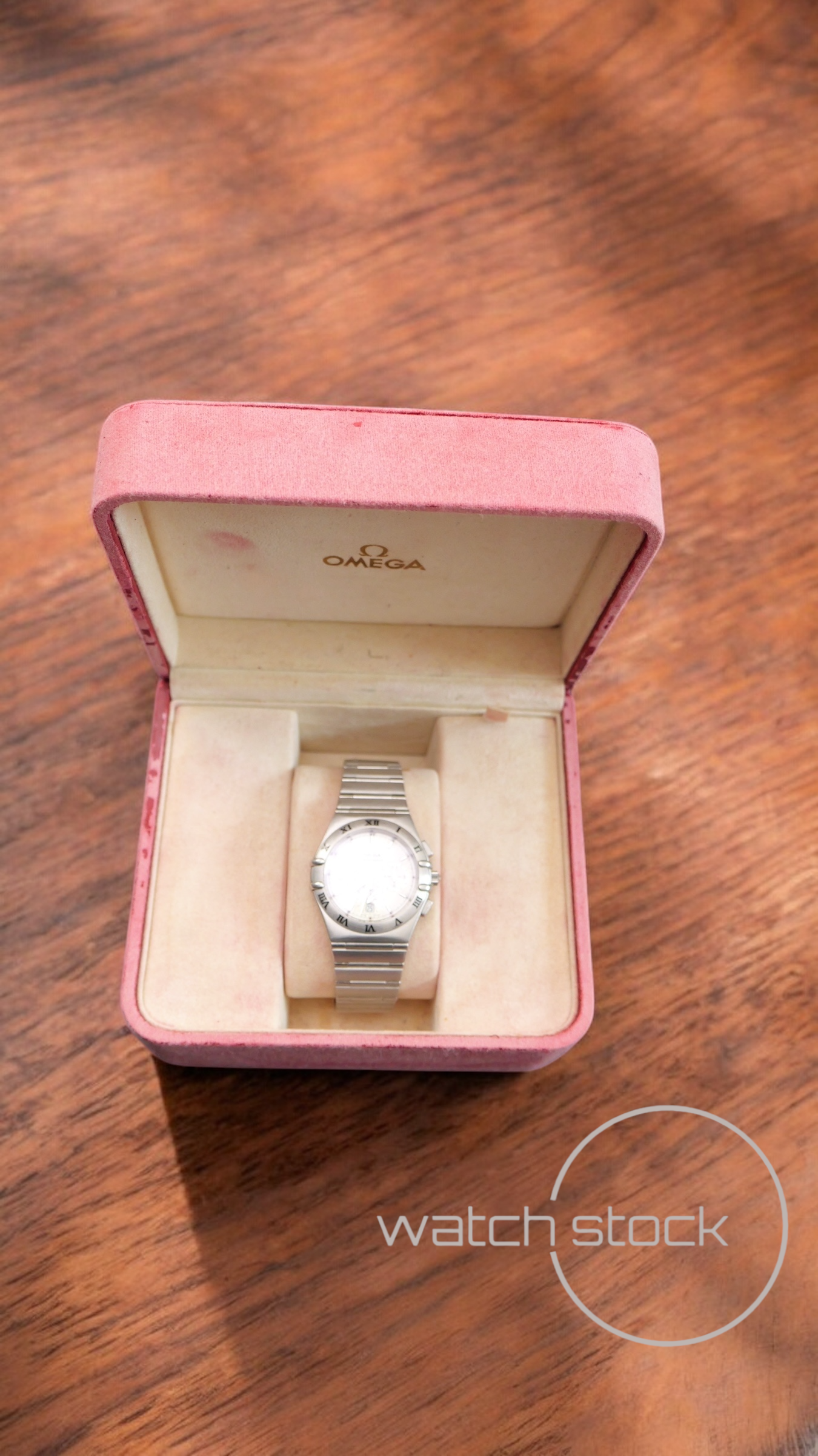 Omega constellation double Eagle chrono (39mm) white dial with box