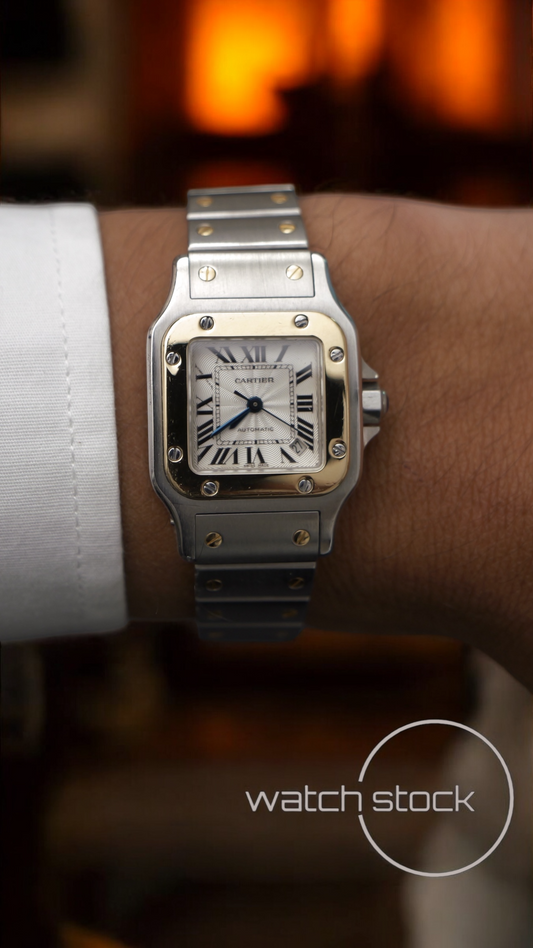 Cartier santos galbee Automatic 24x35mm ref.2423 must de santos
