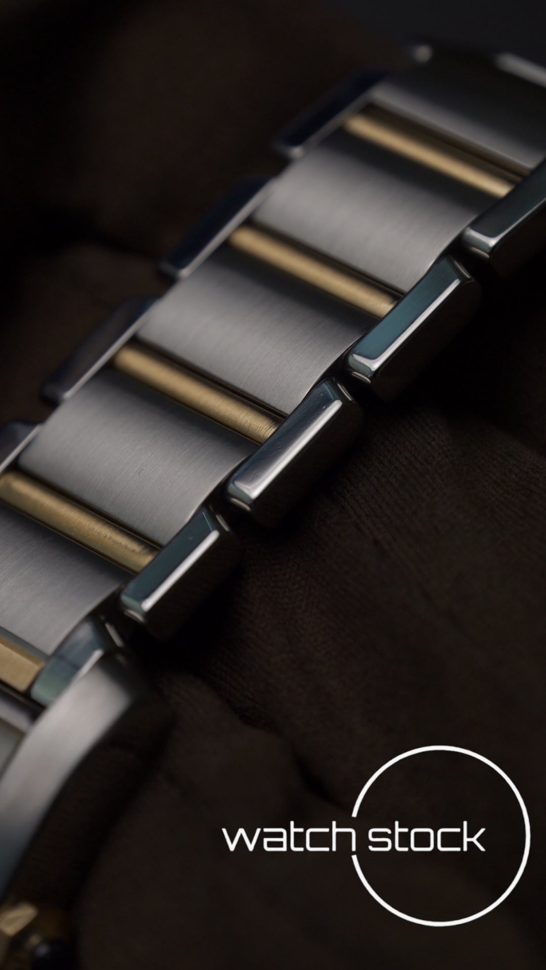 Cartier tank francaise two-tone ref.2465 29x30mm quarz