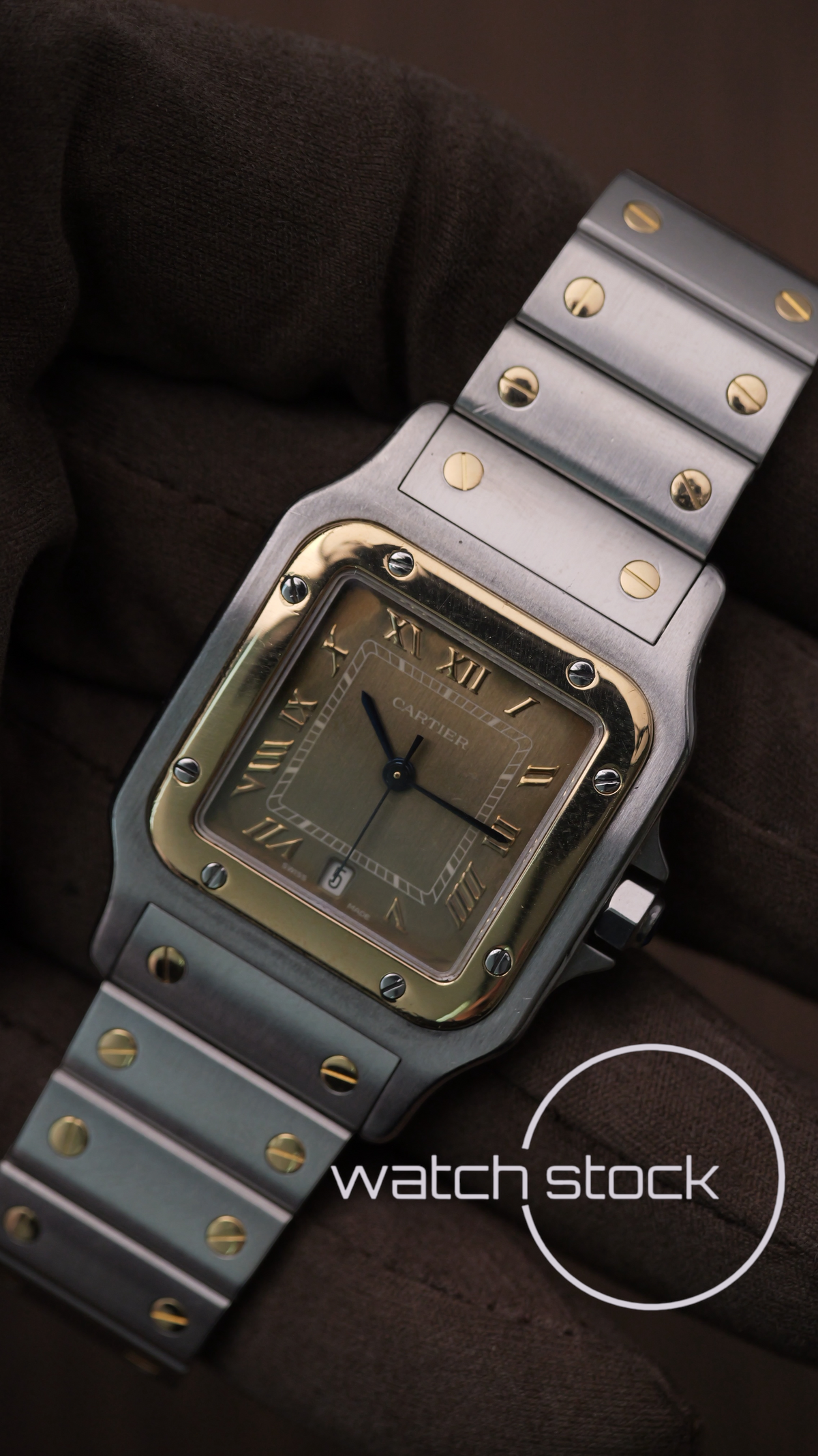 Cartier santos galbee Tropical dial 29x41mm Ref. 187901