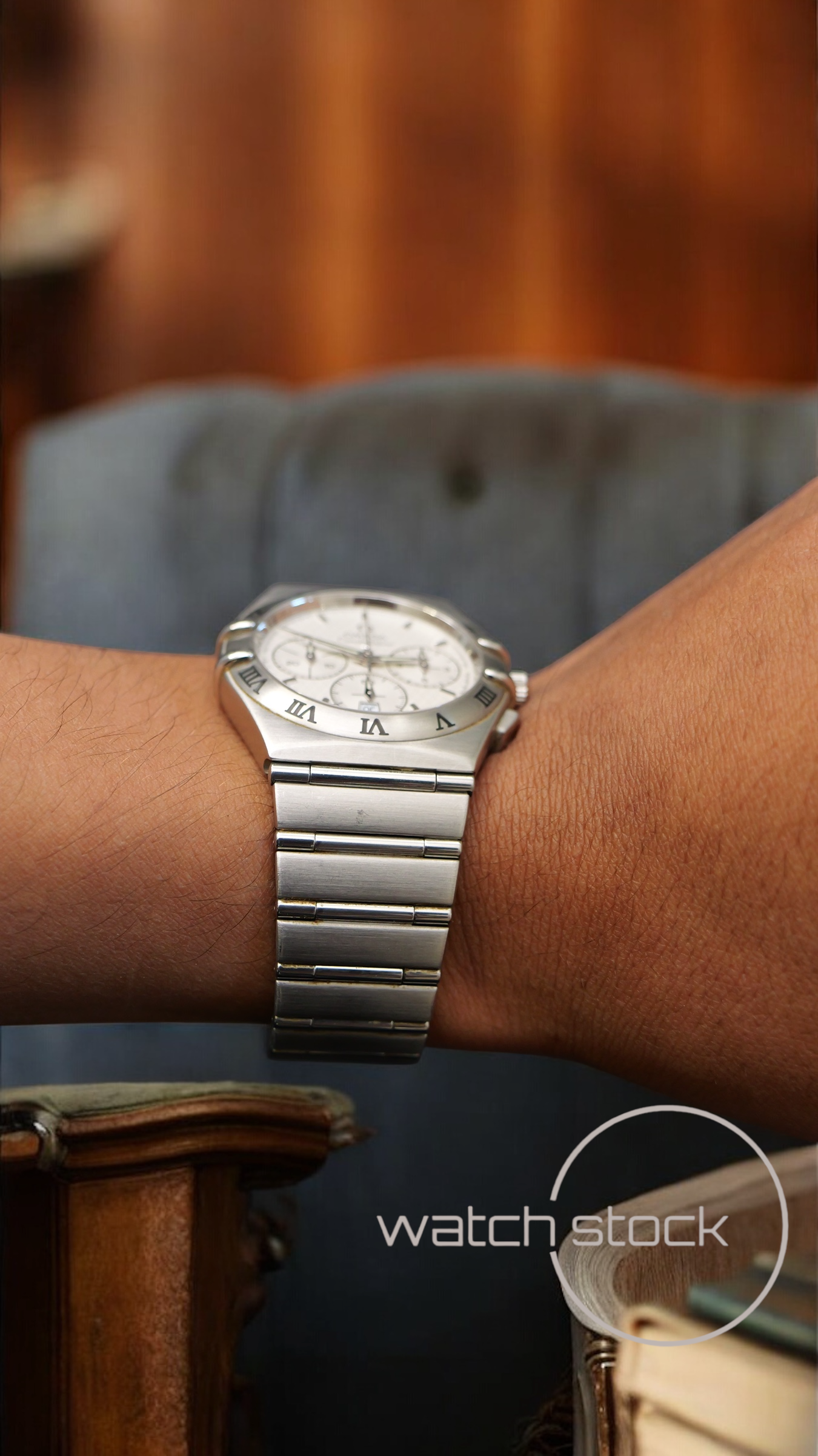 Omega constellation double Eagle chrono (39mm) Condizioni eccellenti white dial