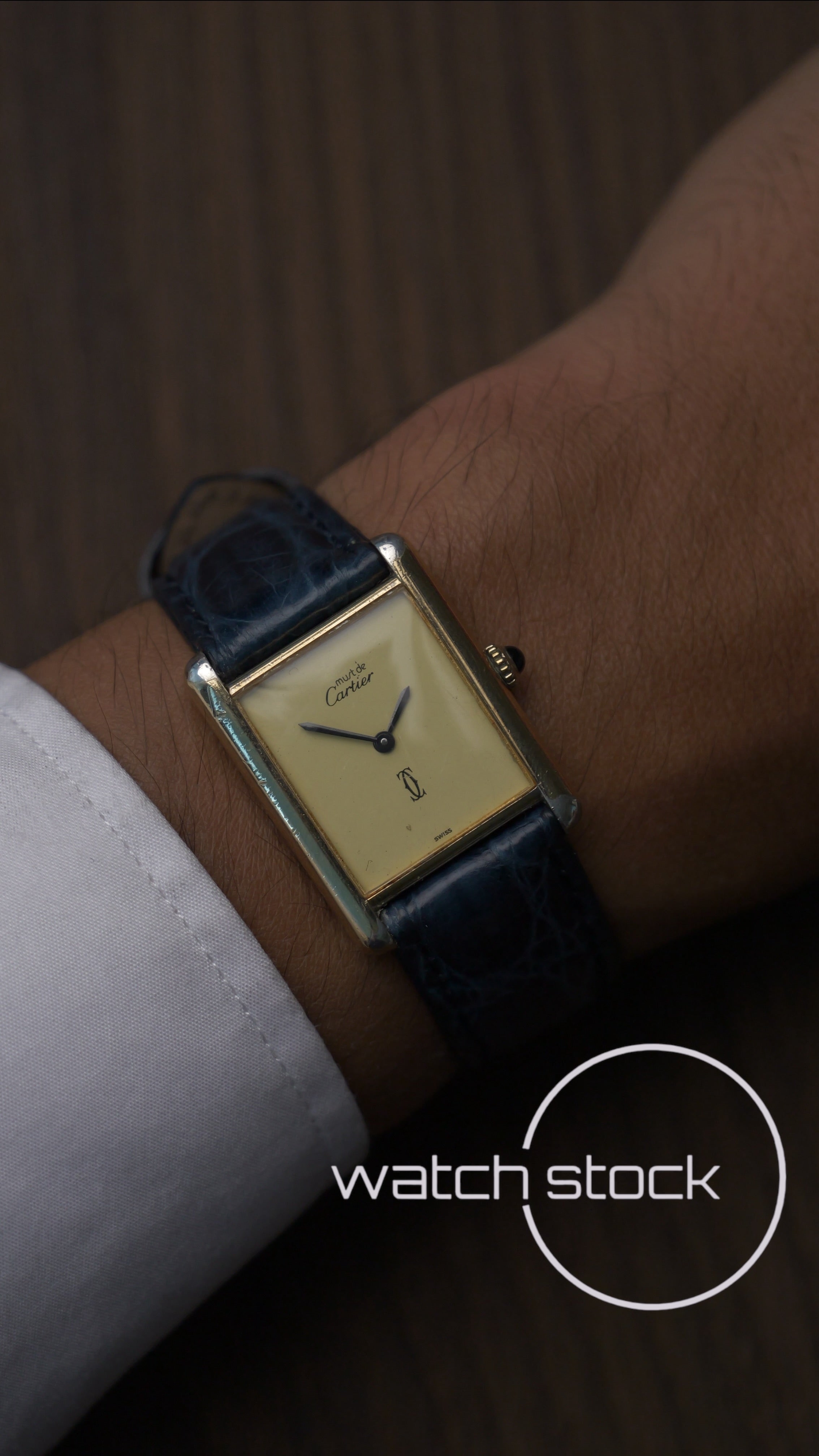 Cartier Tank TG6 quadrante lemon 1980