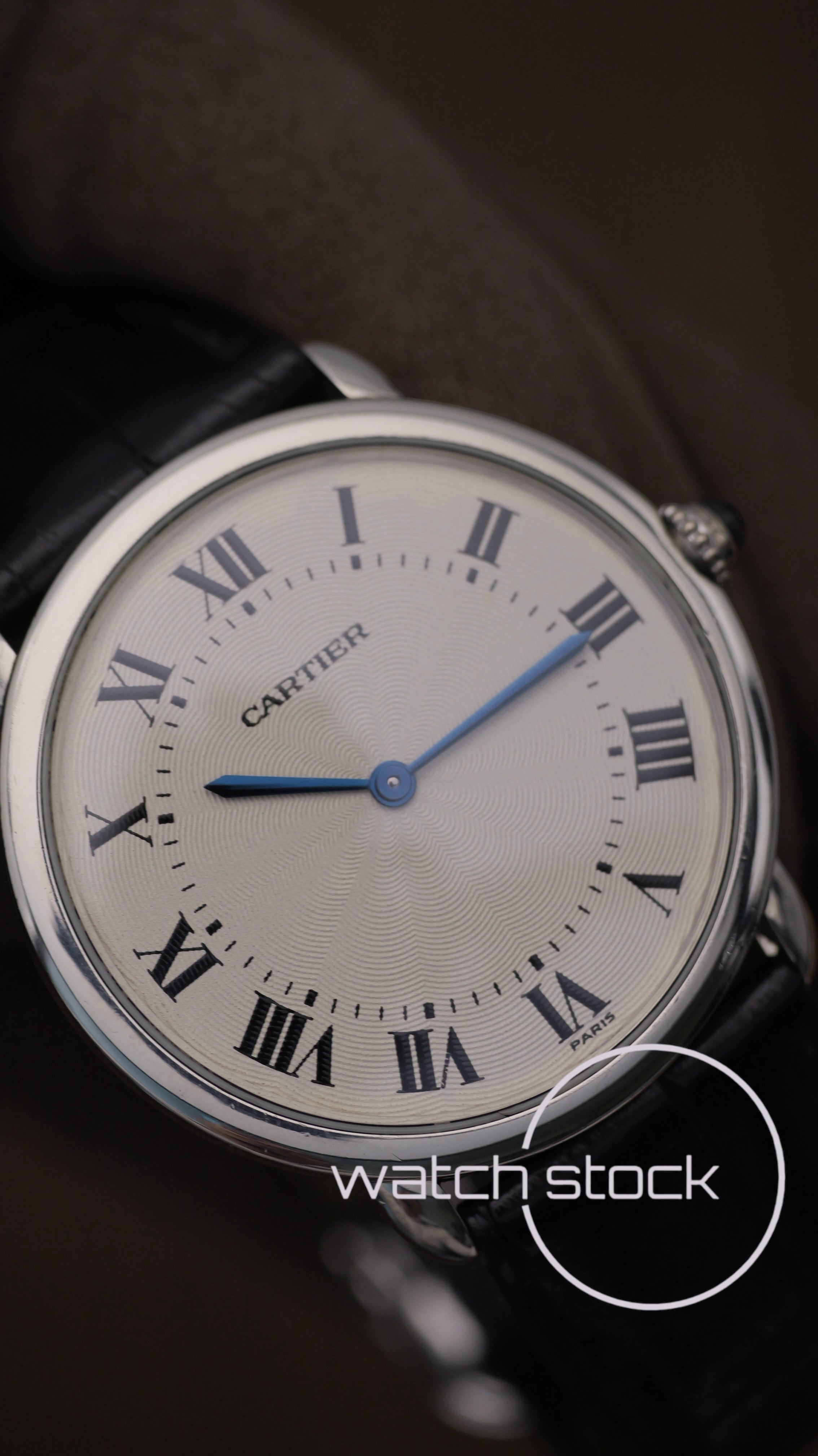 Cartier Ronde Louis Cartier 36mm ref.1297 MOLTO RARO Platino e Oro Bianco