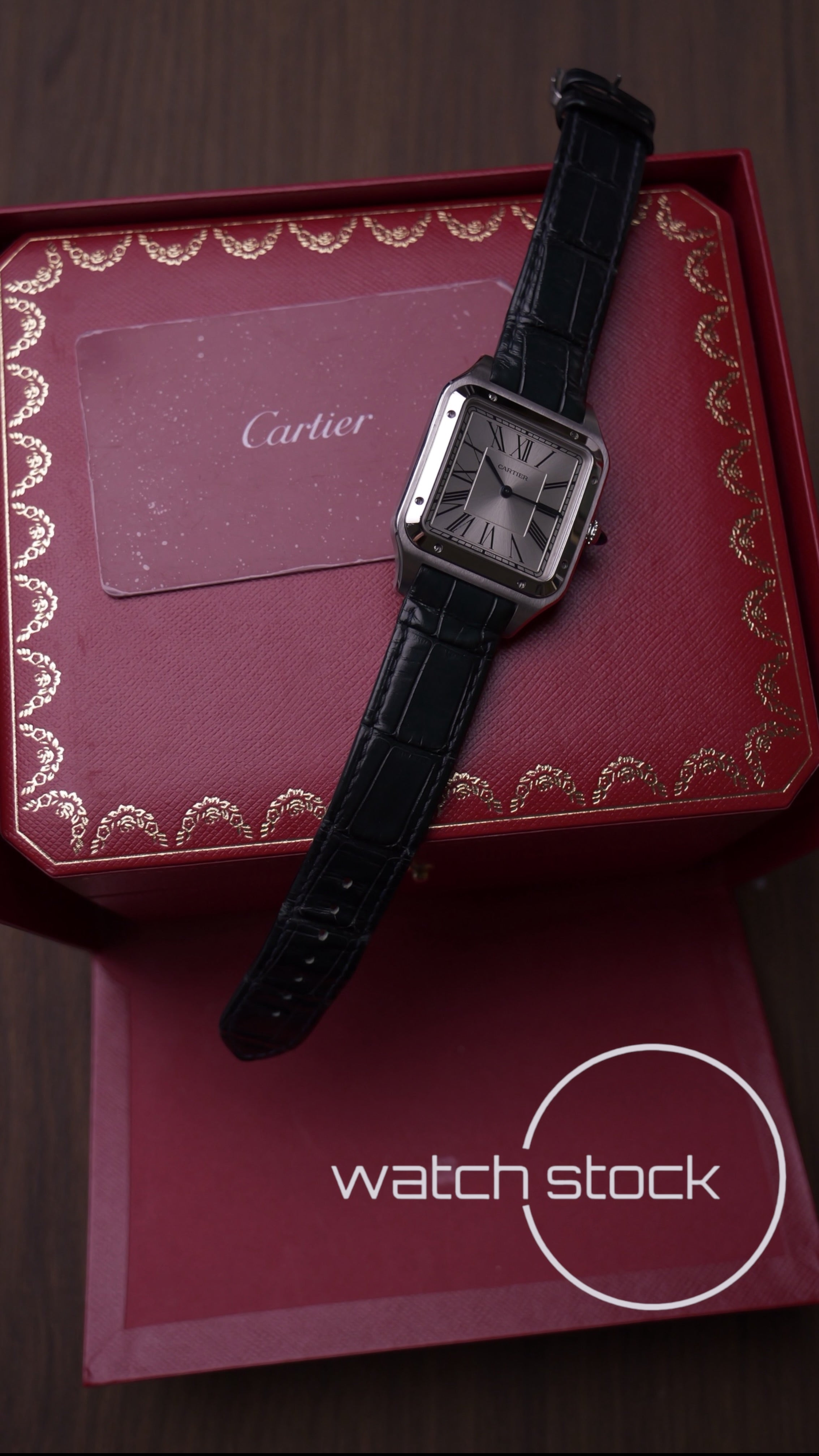Cartier santos dumont XL manual ref. WSSA0032 anno 2020  Full set
