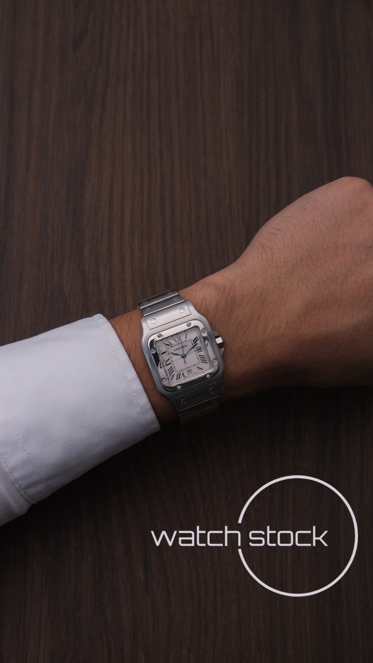 Cartier santos galbee quartz ref.1564 29x41mm