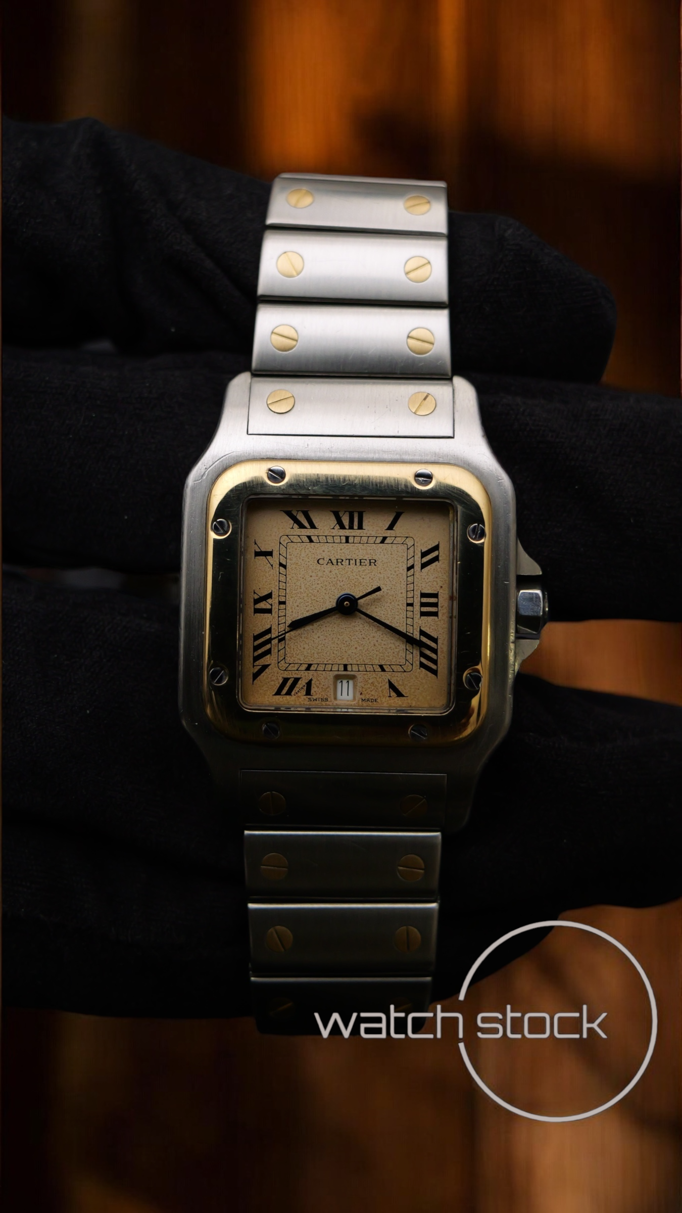 Cartier santos galbe 29x41mm must de cartier quarz