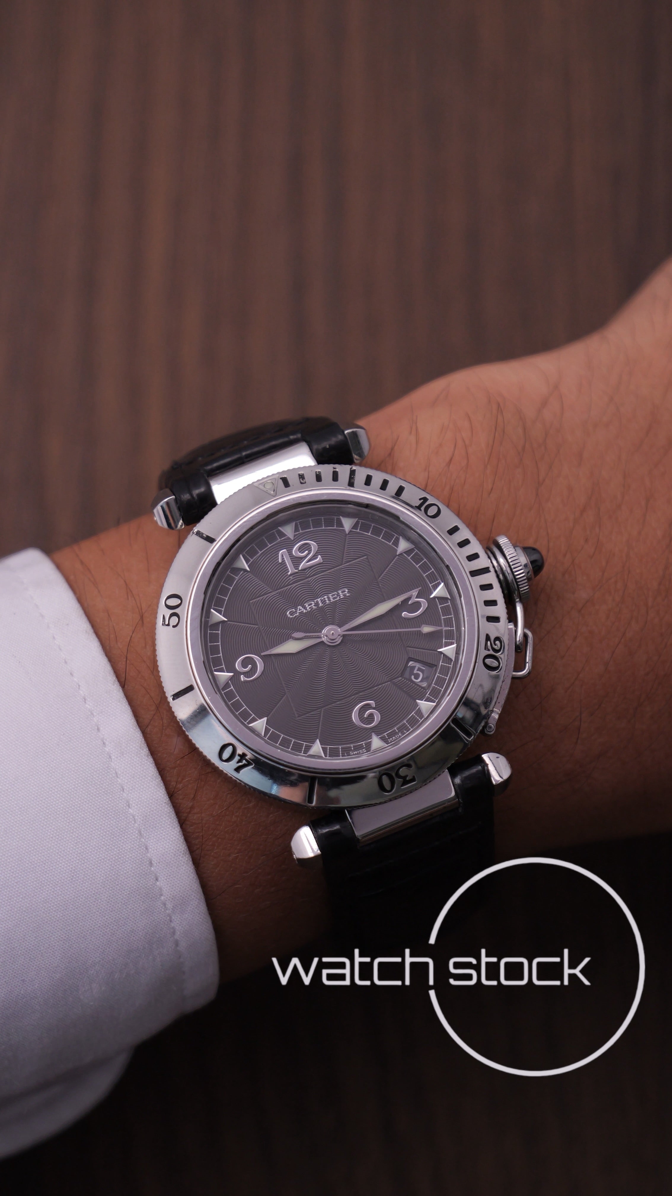 Cartier Pasha Automatic 38mm ref.2379 Platinum