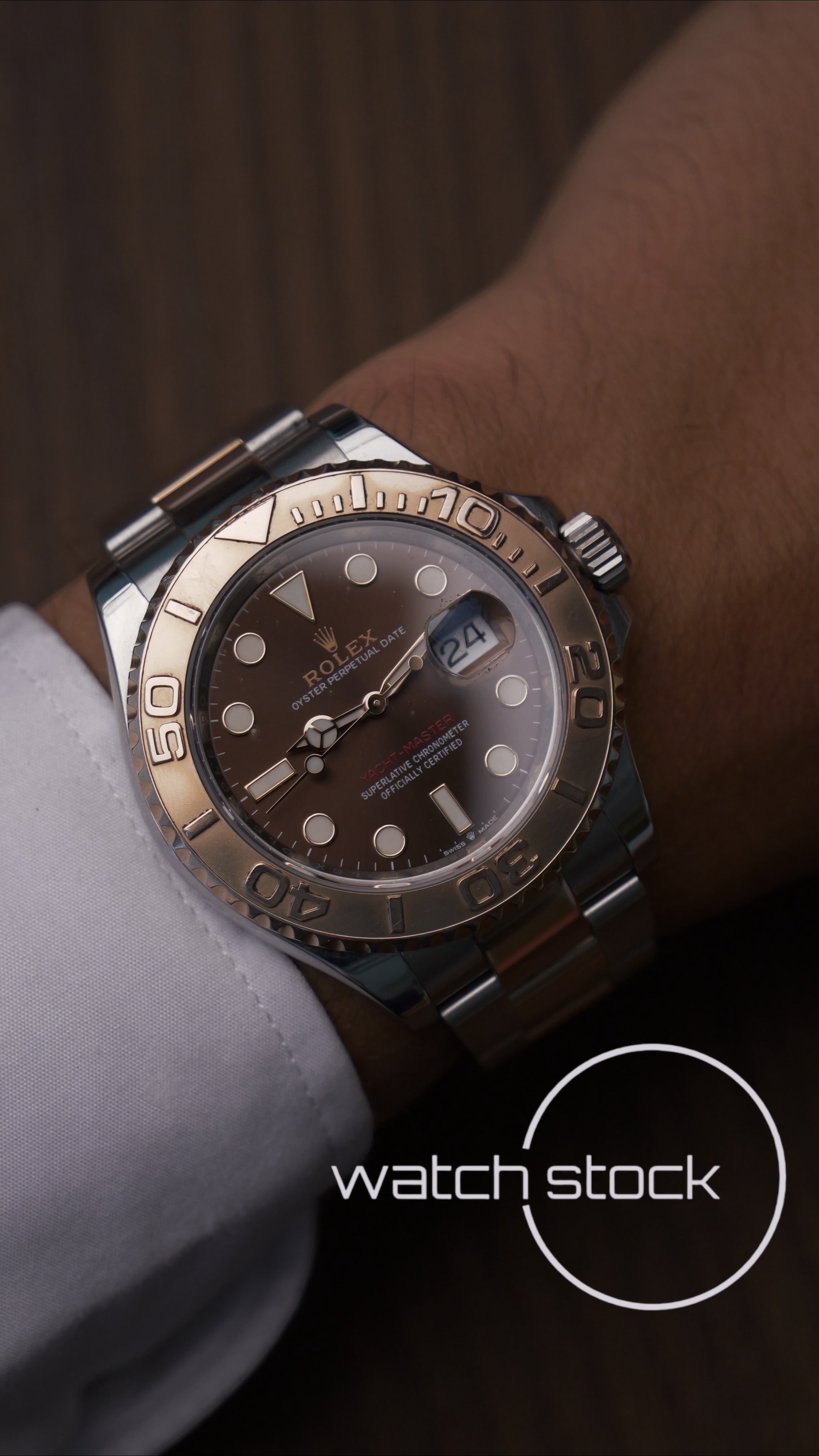 Rolex Yacht Master chocolate rose gold 40mm 2020 ref: 126620