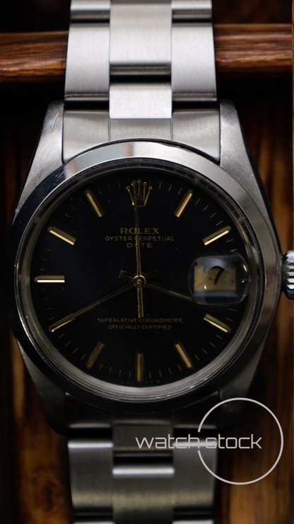 Rolex oyster perpetual 35 mm (special edition) mercato britannico ref.1500 with box