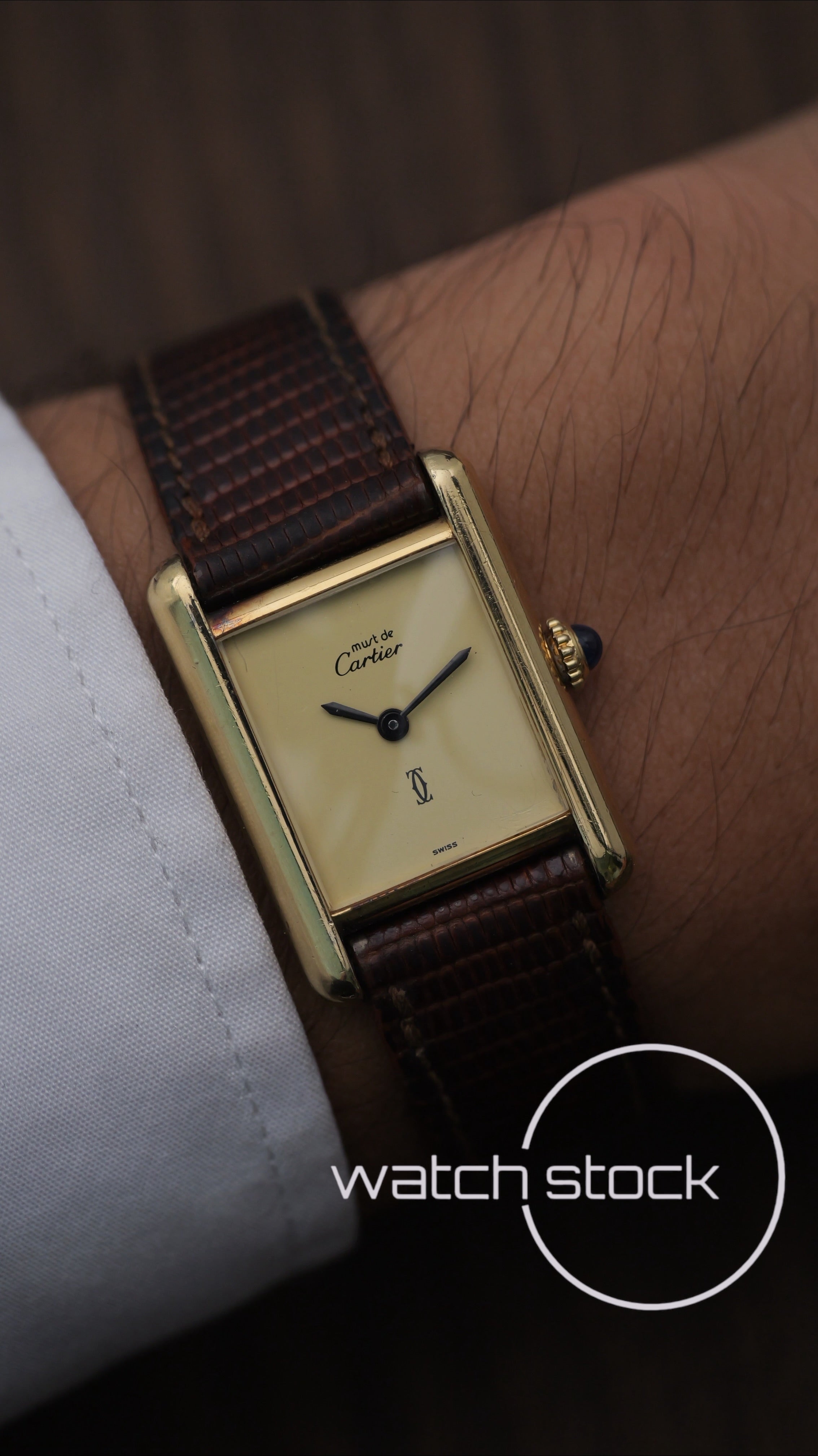 Cartier Tank TG3 Lemon Dial