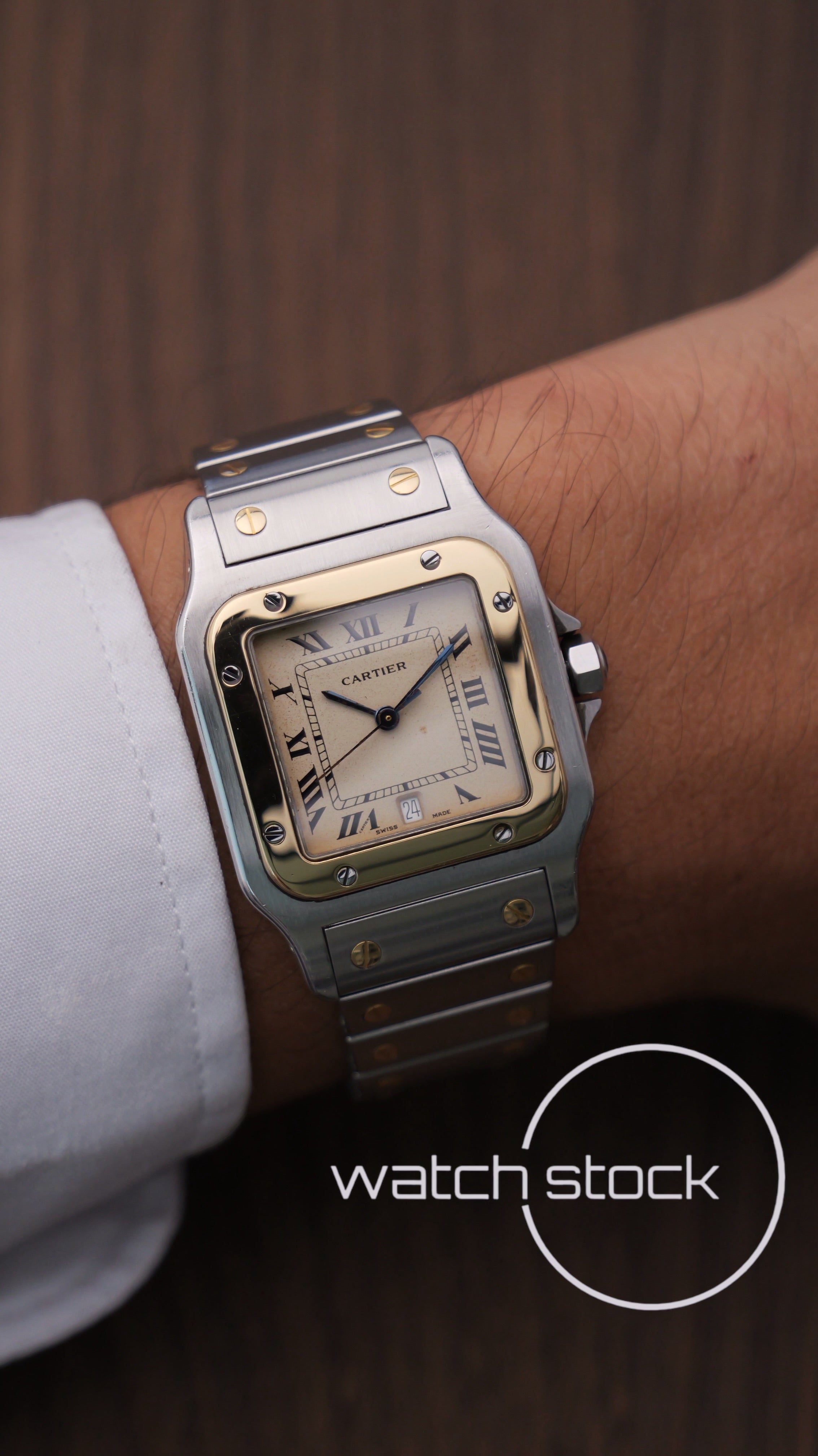 Cartier santos galbee 29x41mm Ref. 187901