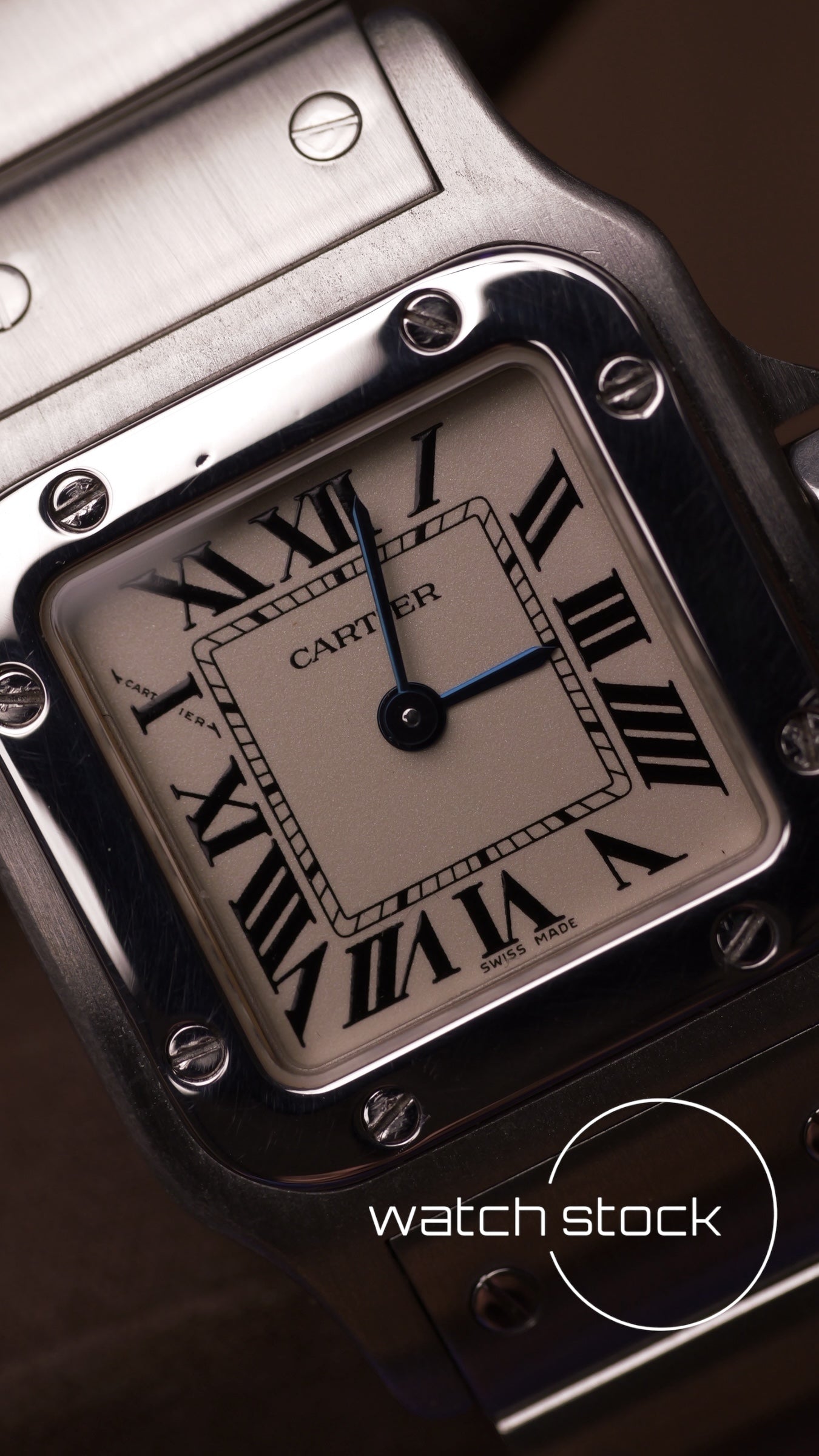 Cartier santos galbee quartz 24x35mm ref.1565
