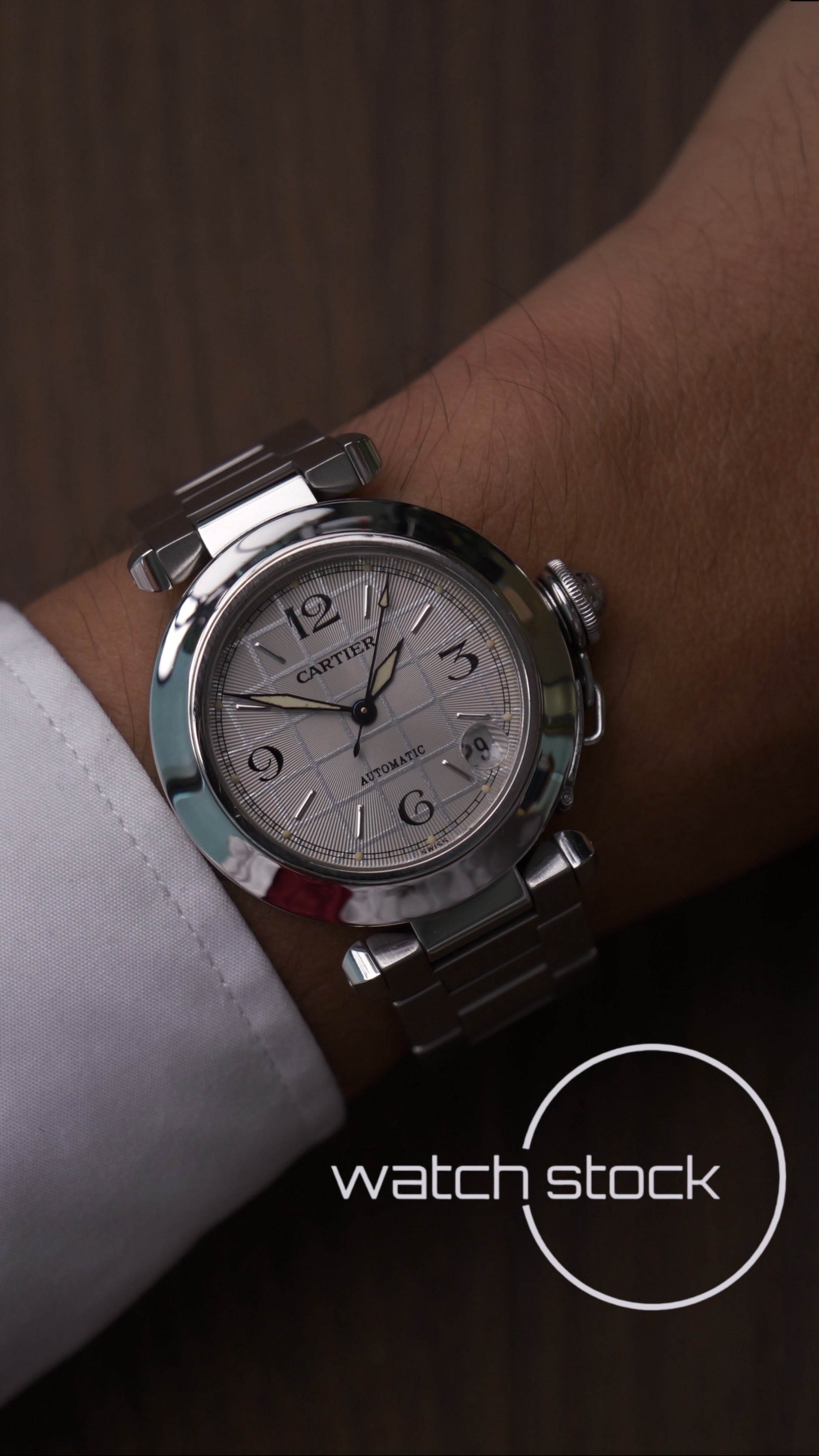 Cartier Pasha Automatic 35mm ref.2324 Grey dial