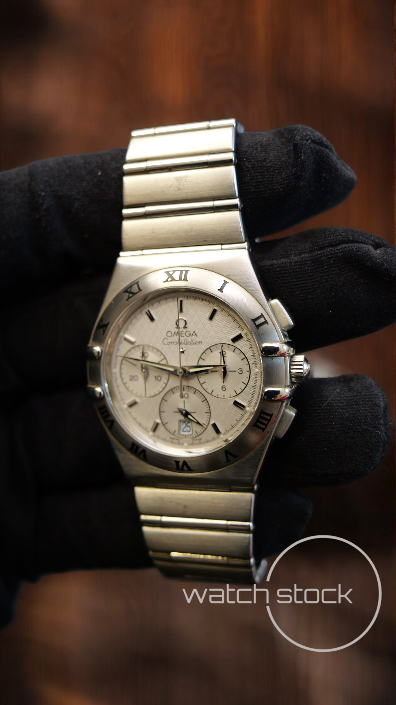Omega constellation double Eagle chrono (39mm) Condizioni eccellenti white dial
