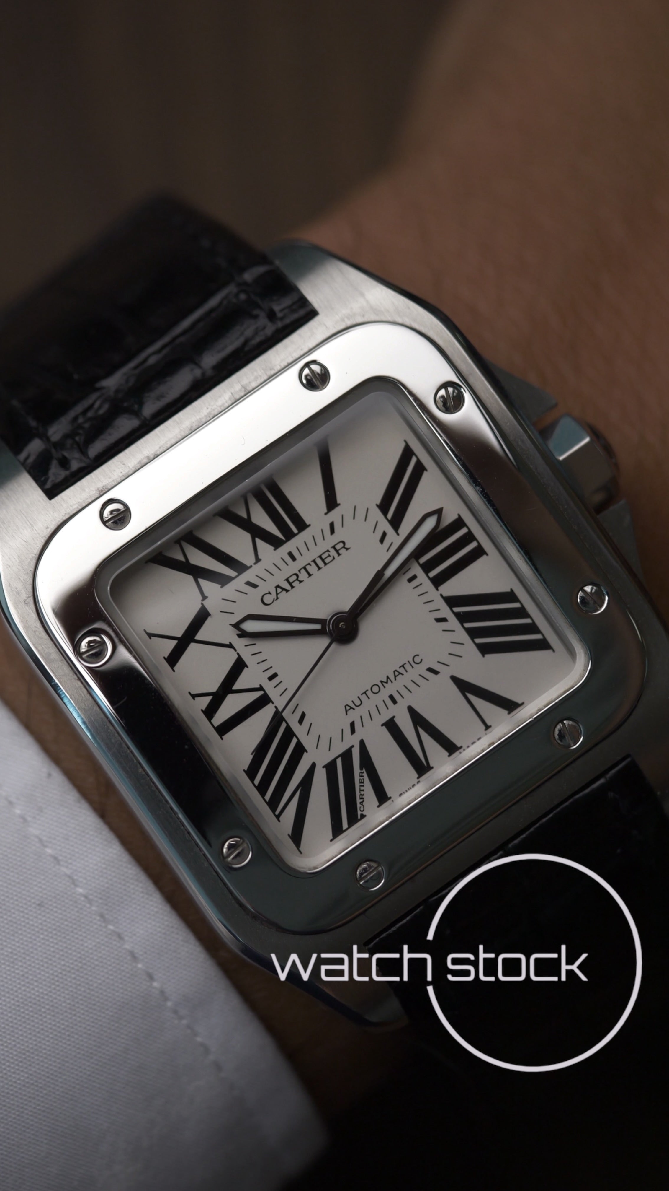 Cartier santos 100 XL Full set ref.2656 Automatic 38×51mm