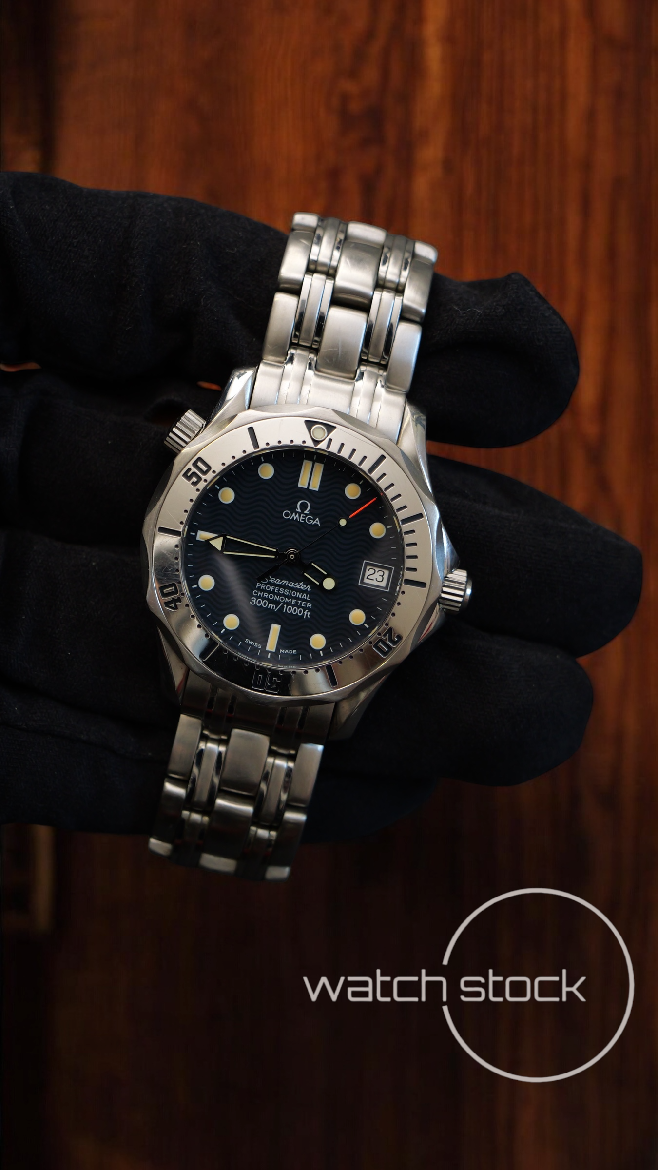 Omega seamaster 300m automatic (36mm) blue dial ref. 168.1502