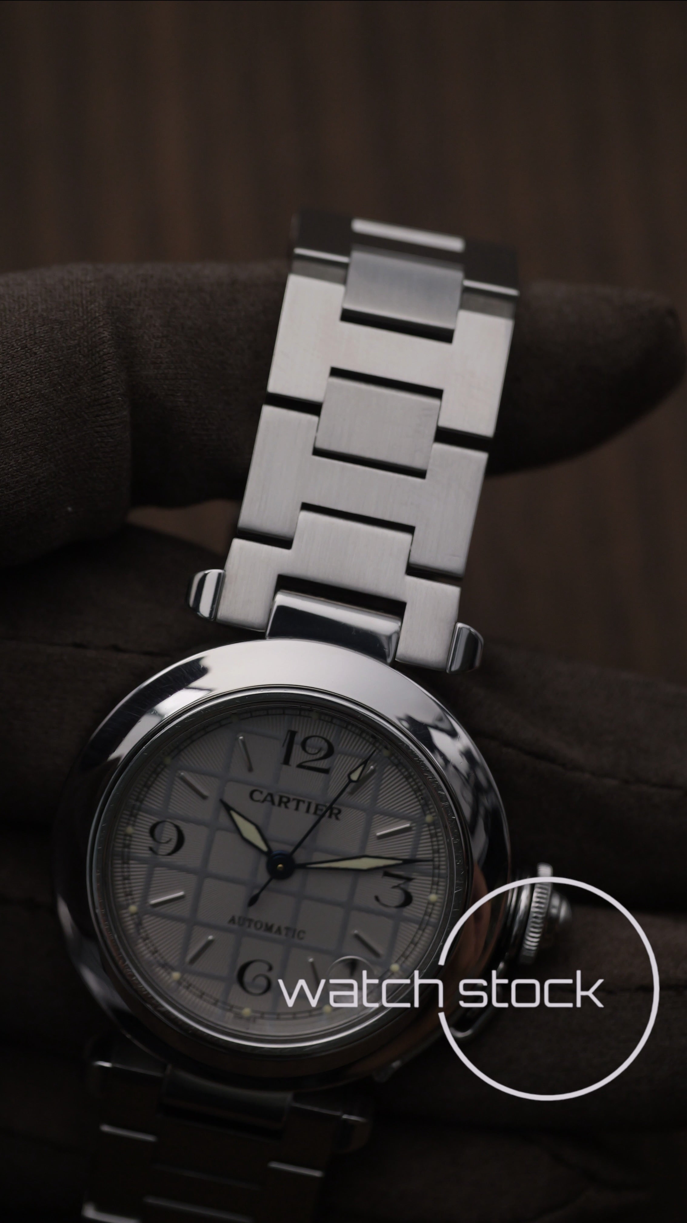 Cartier Pasha Automatic 35mm ref.2324 Grey dial Full Set