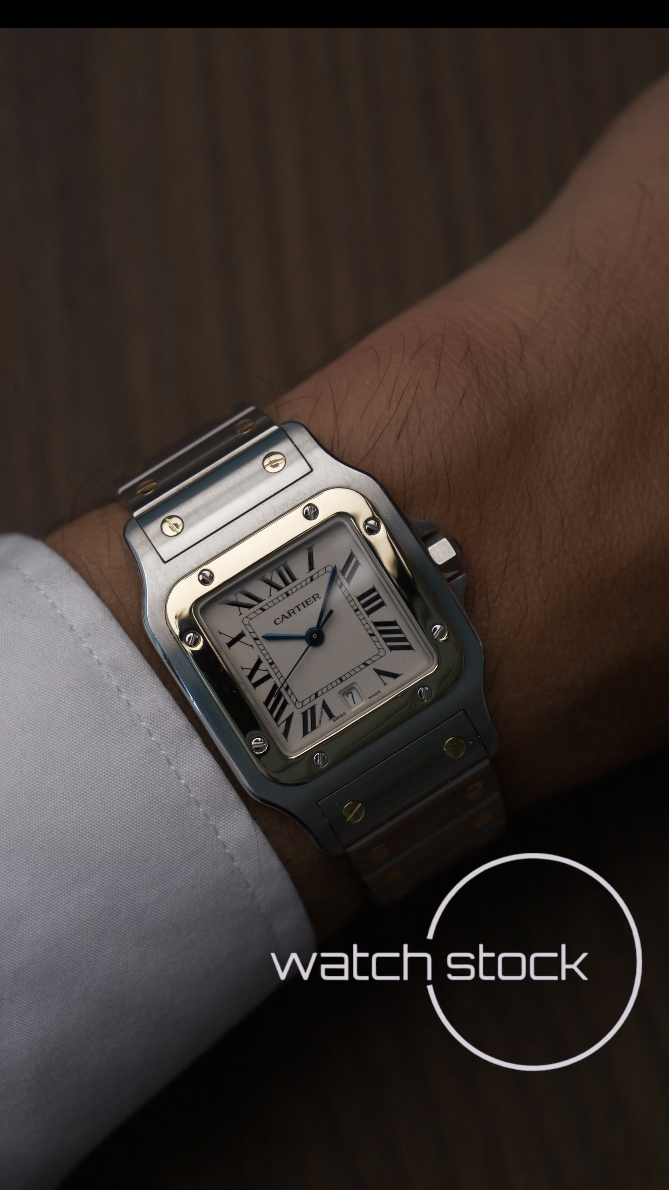 Cartier santos galbee 29x41mm Ref. 1566 Full Set
