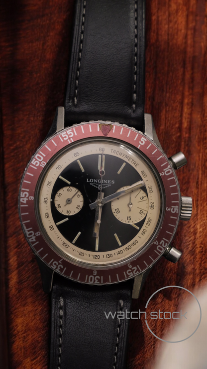 Longines big eye 1967 cal. 30CH chronograph vintage watch