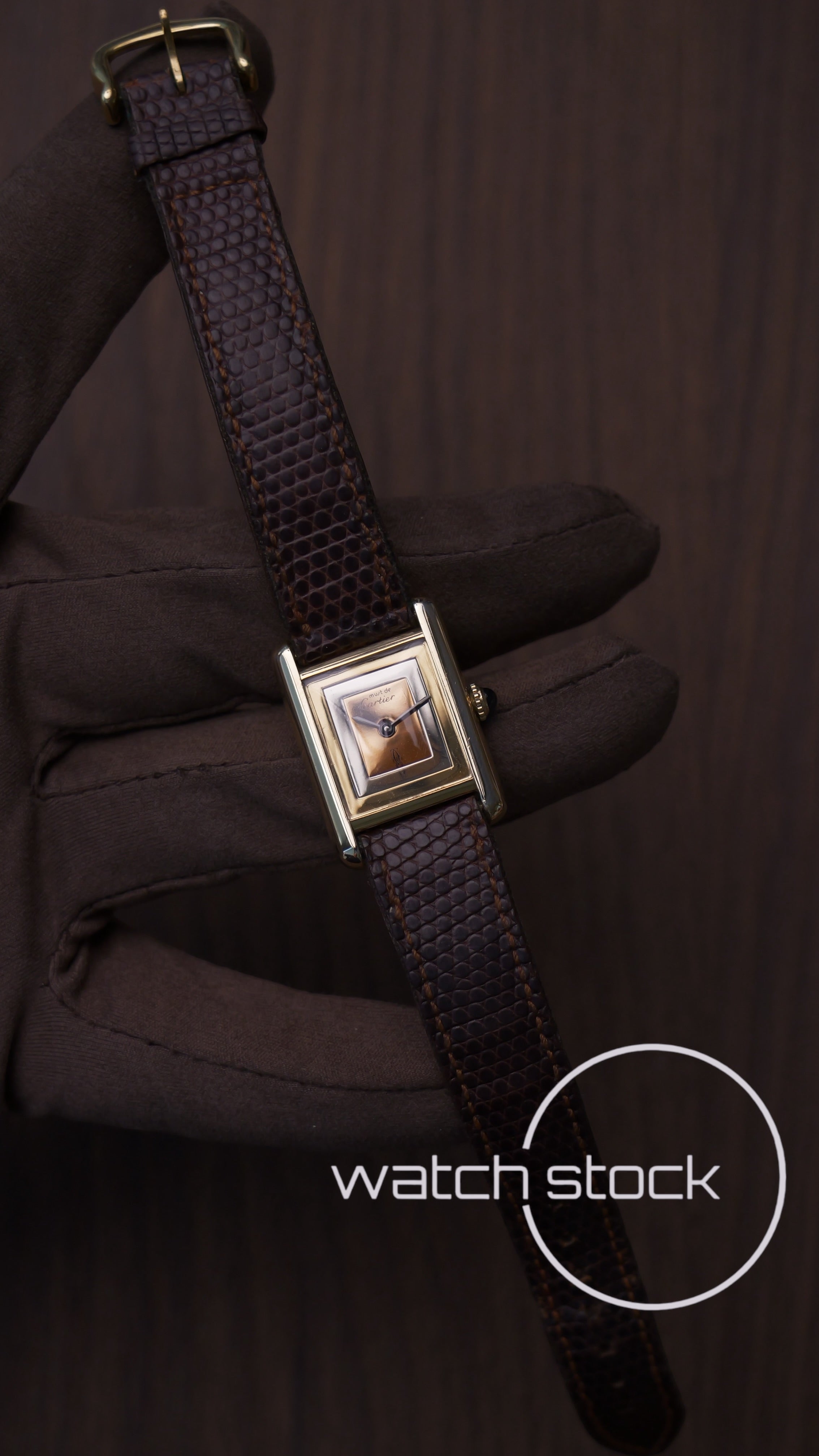 Cartier Tank TG3 quadrante trinity 1980