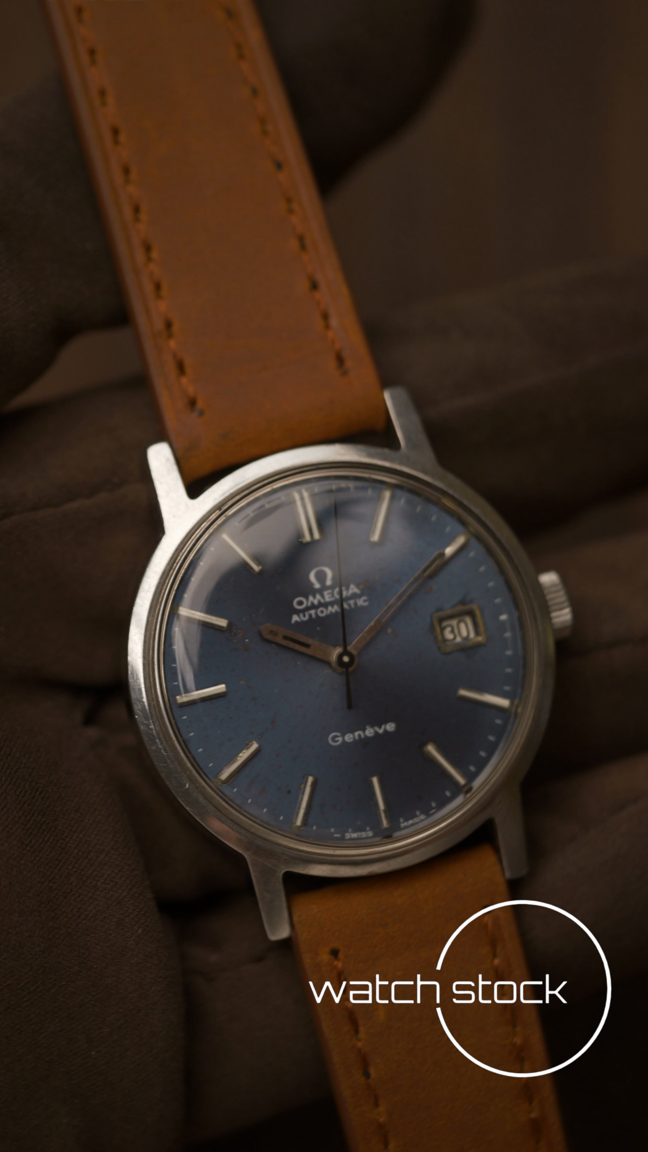 Omega Geneve Automatic Blue Dial 1972 serviced