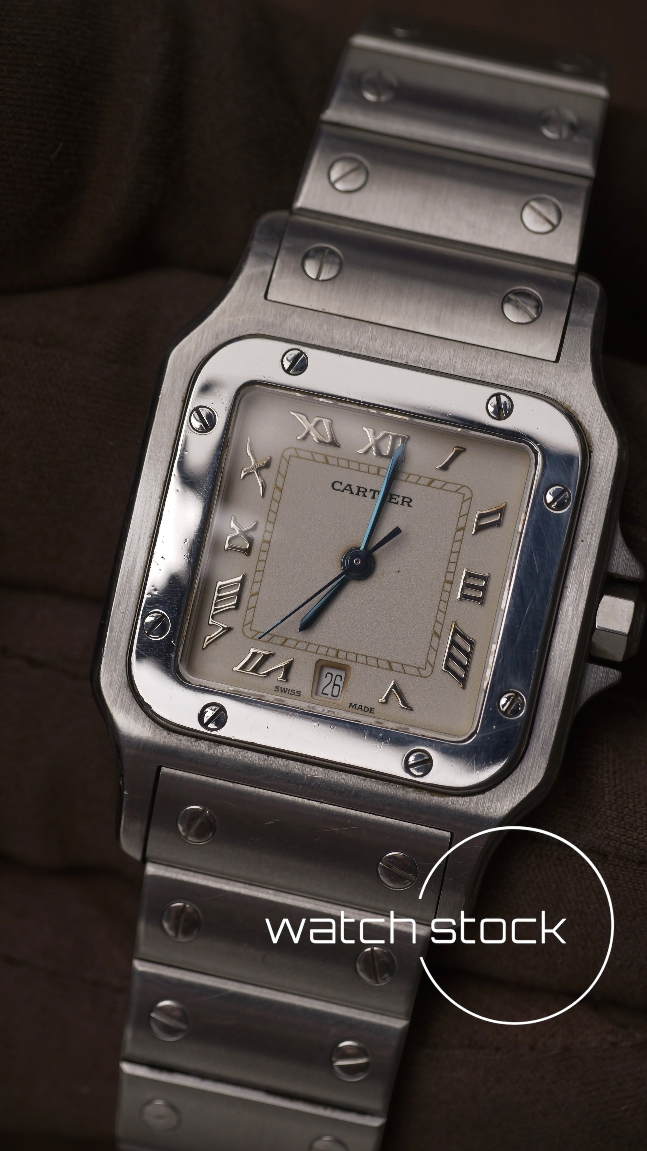 Cartier santos galbee men quartz 29x41mm ref.1564