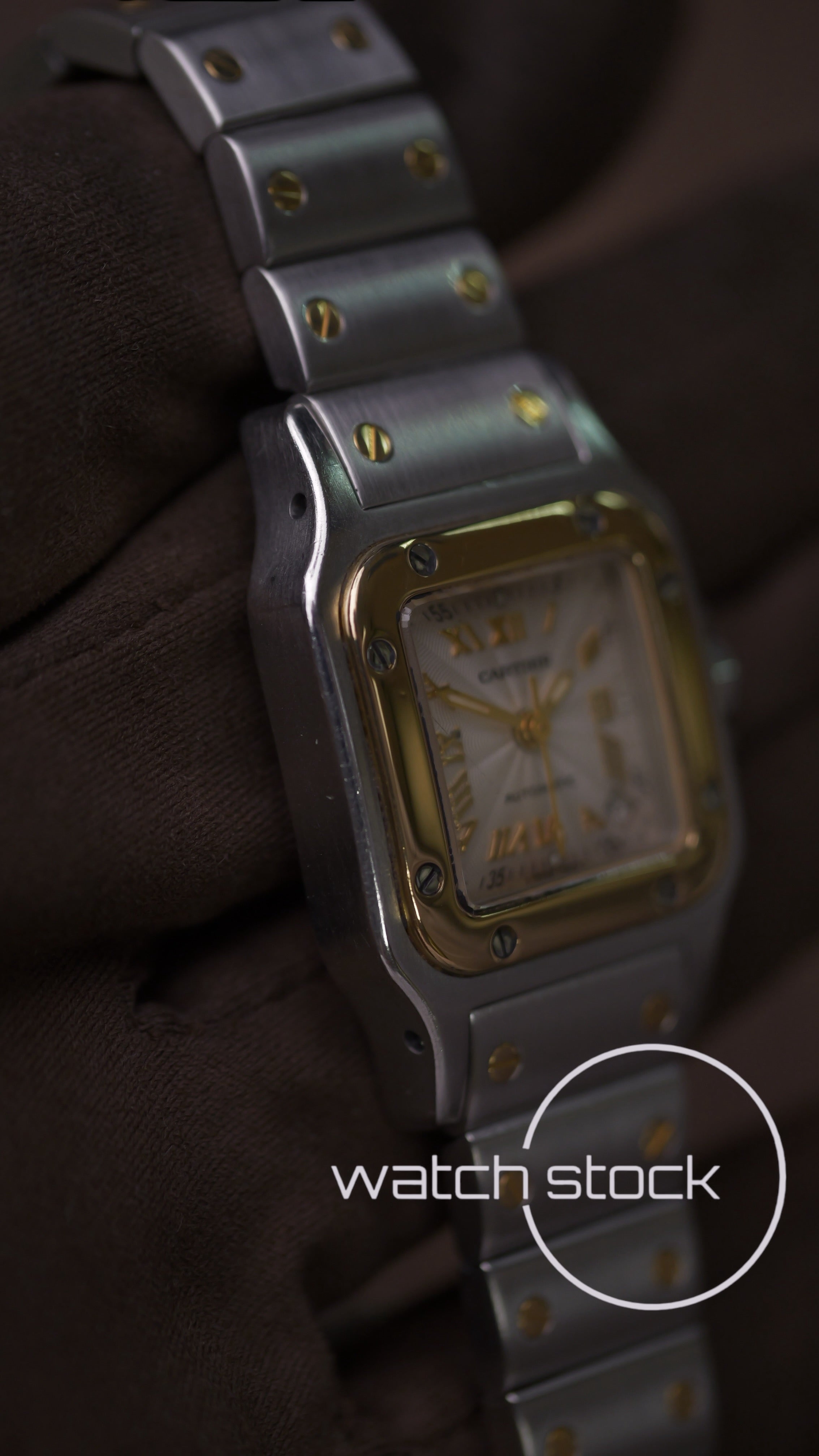 Cartier santos galbee Automatic 24x35mm ref.2423 must de santos