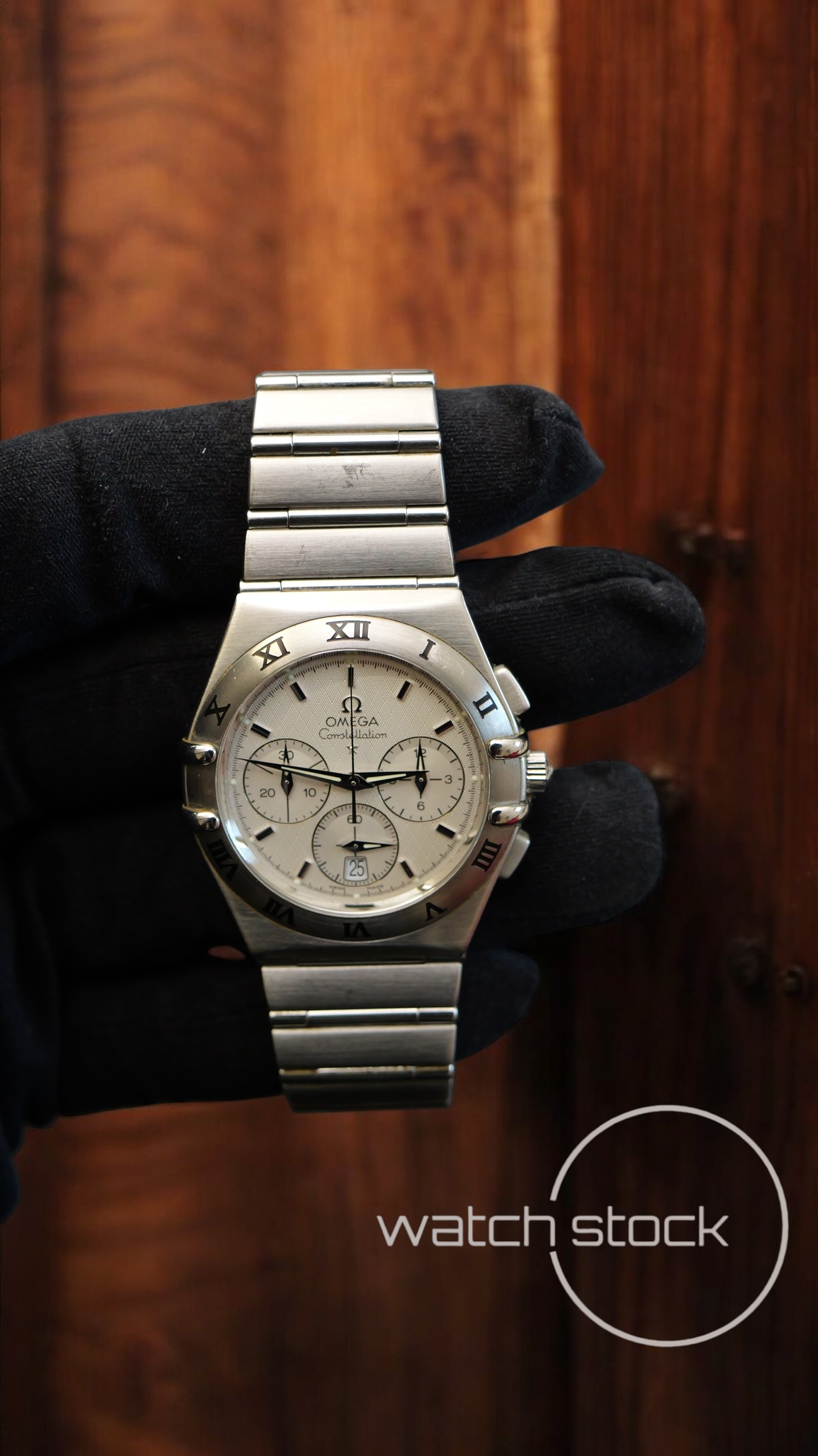 Omega constellation double Eagle chrono (39mm) Condizioni eccellenti white dial