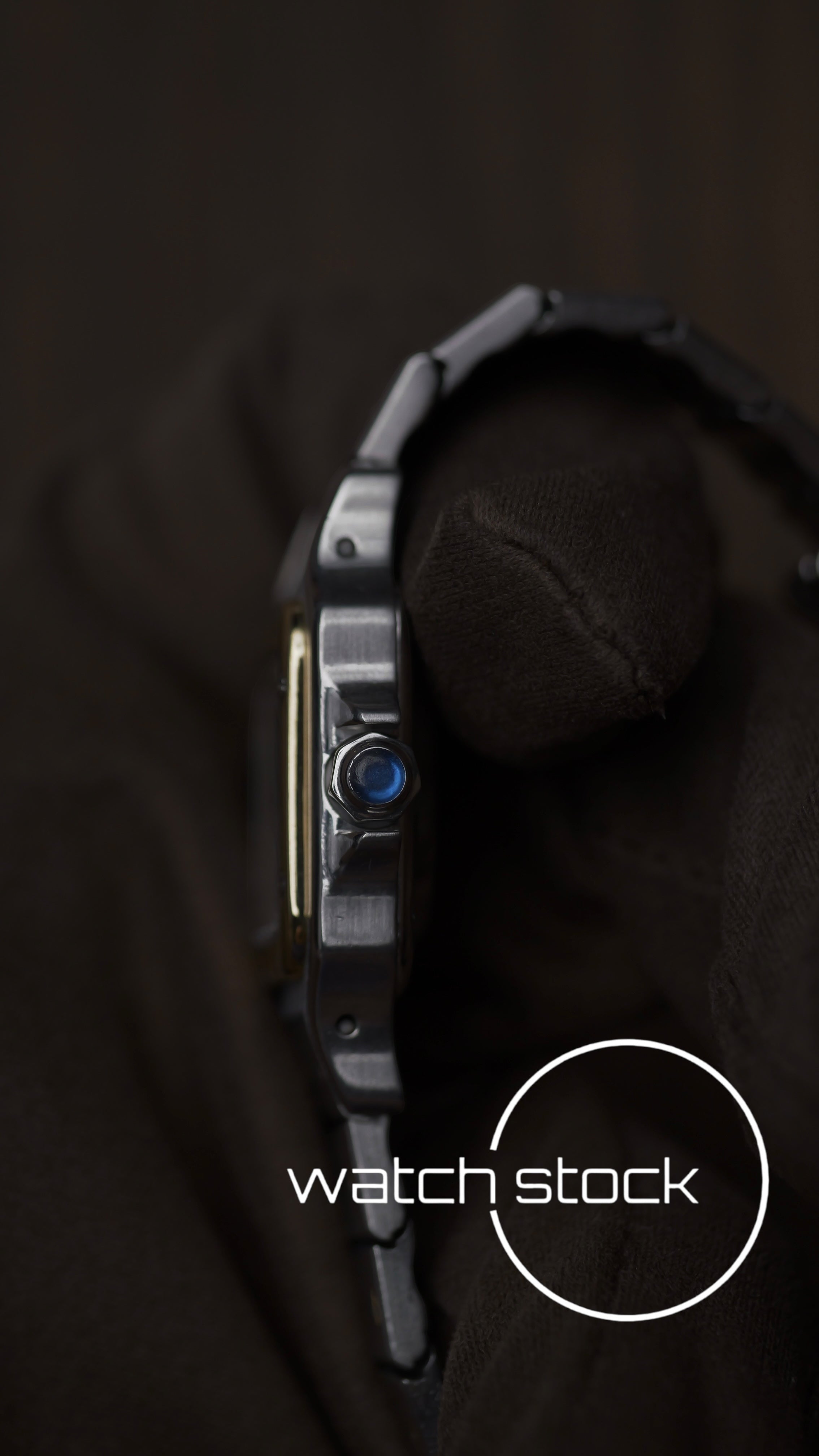 Cartier santos carré lady automatic ref.0902 24x35mm