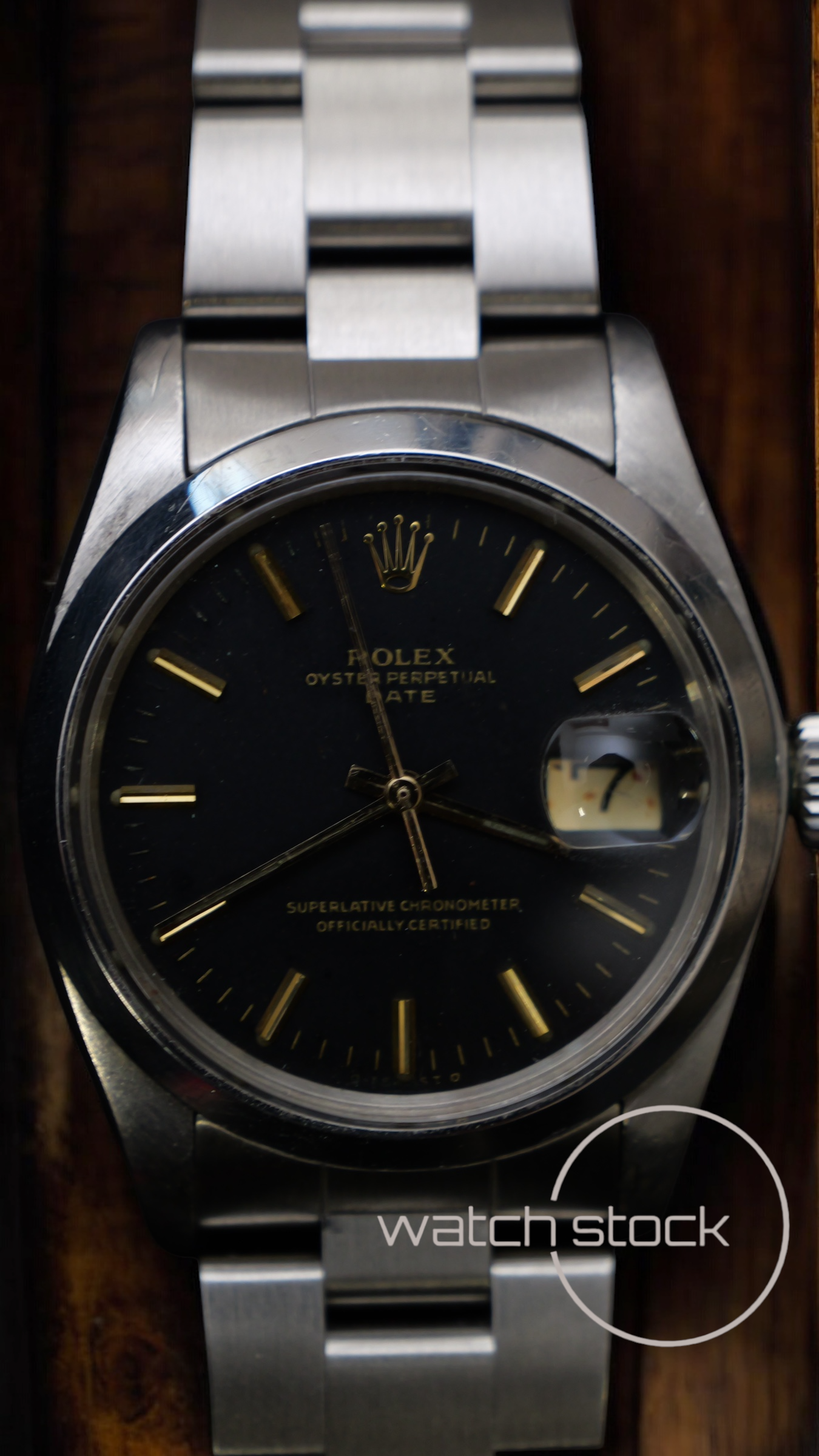 Rolex oyster perpetual 35 mm (special edition) mercato britannico ref.1500 with box