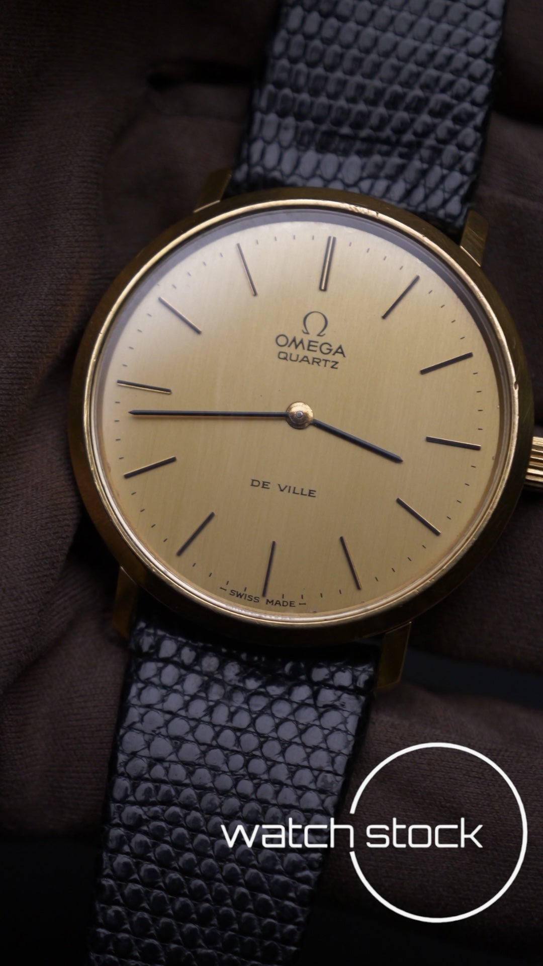 Omega De ville placcato oro ref: 191.0044 34mm anno 1977