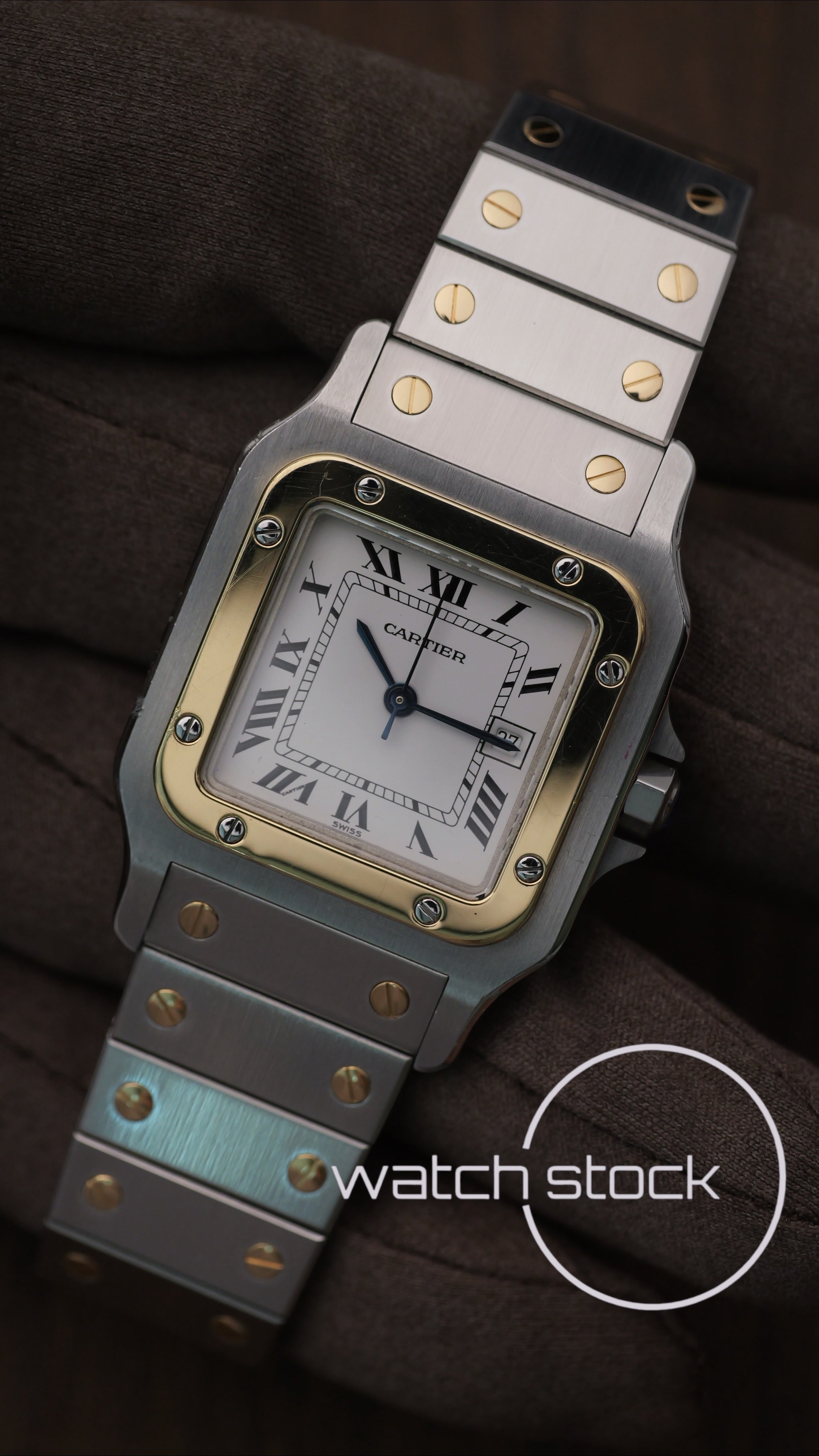 Cartier santos carré ref.2961 Automatic vintage 29x41mm