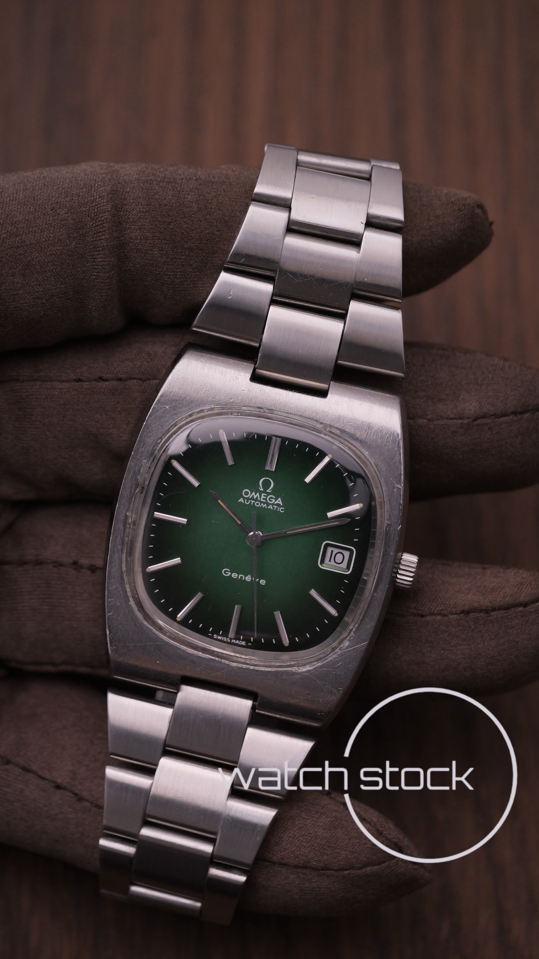 Omega Geneve ref.1660191 Green degrade Dial 36mm automatic