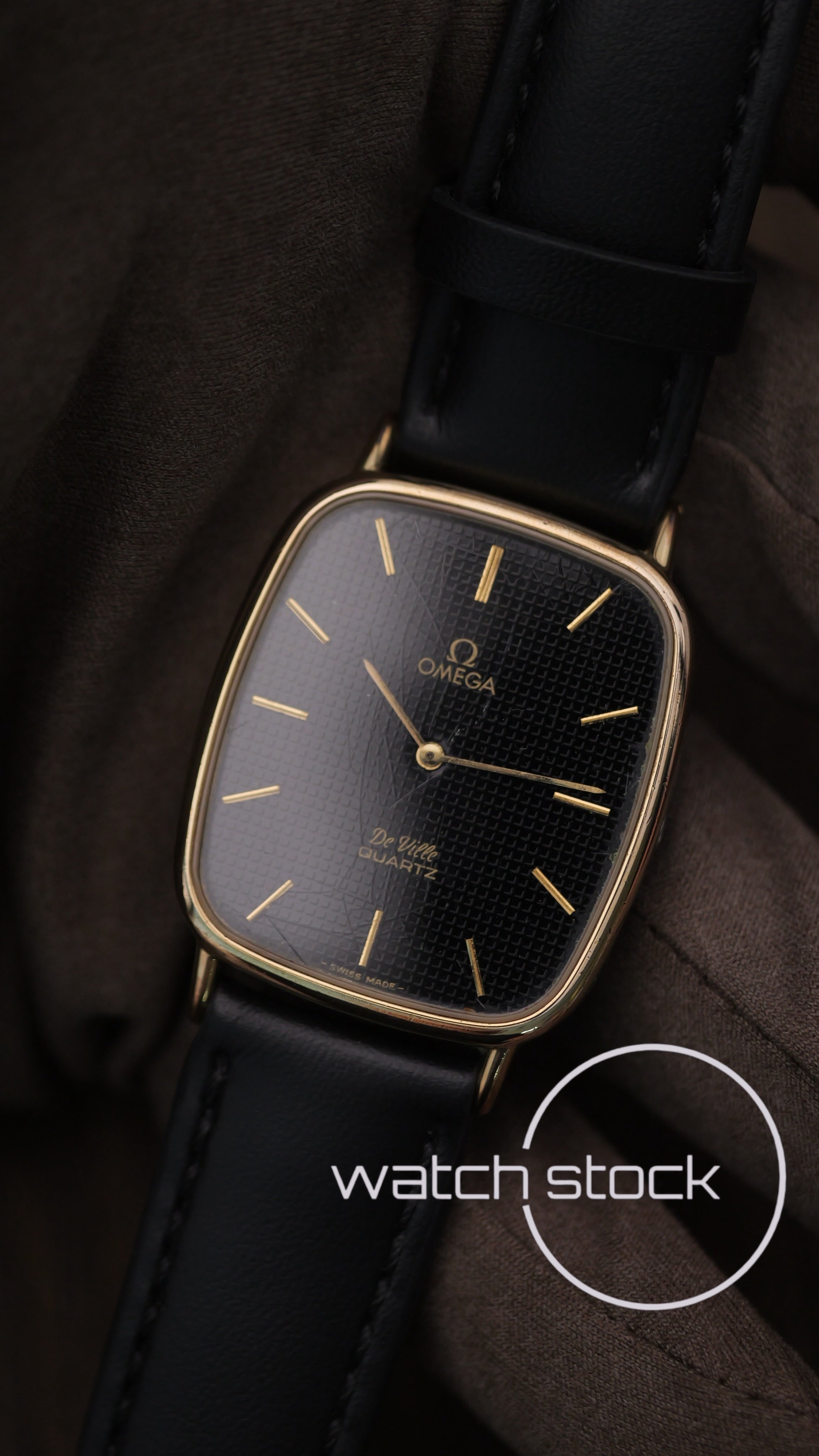 Omega De Ville Quartz Black Dial