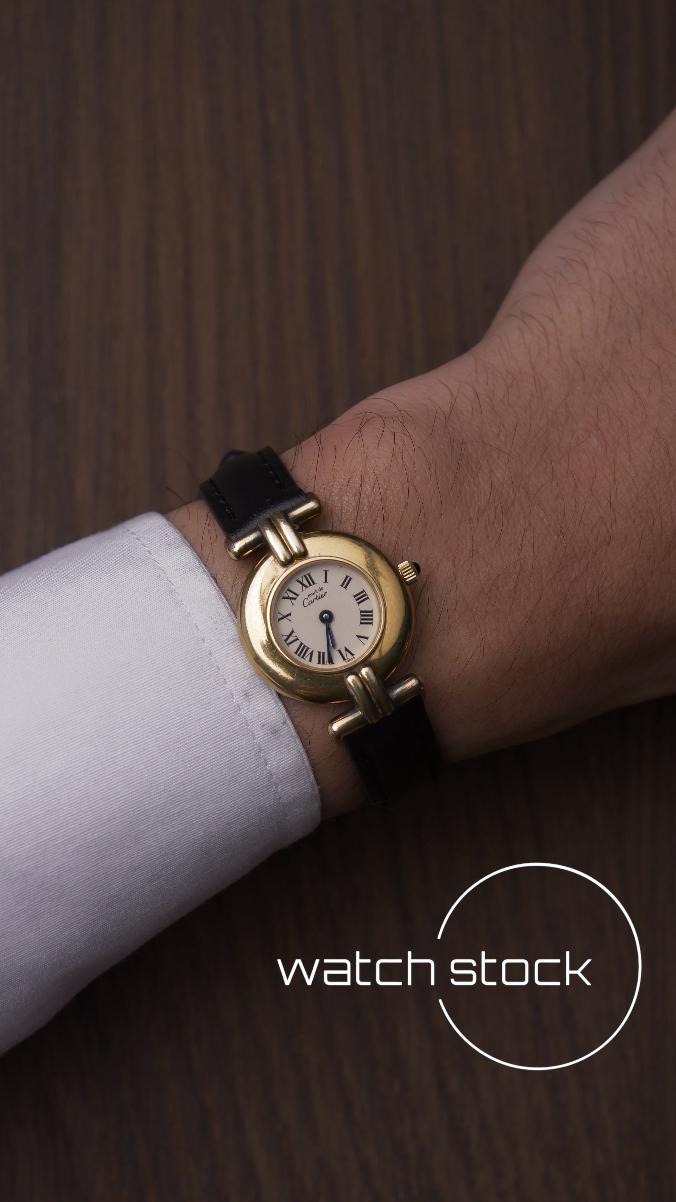 Cartier colisee 24mm ref. 590002  cream dial quartz