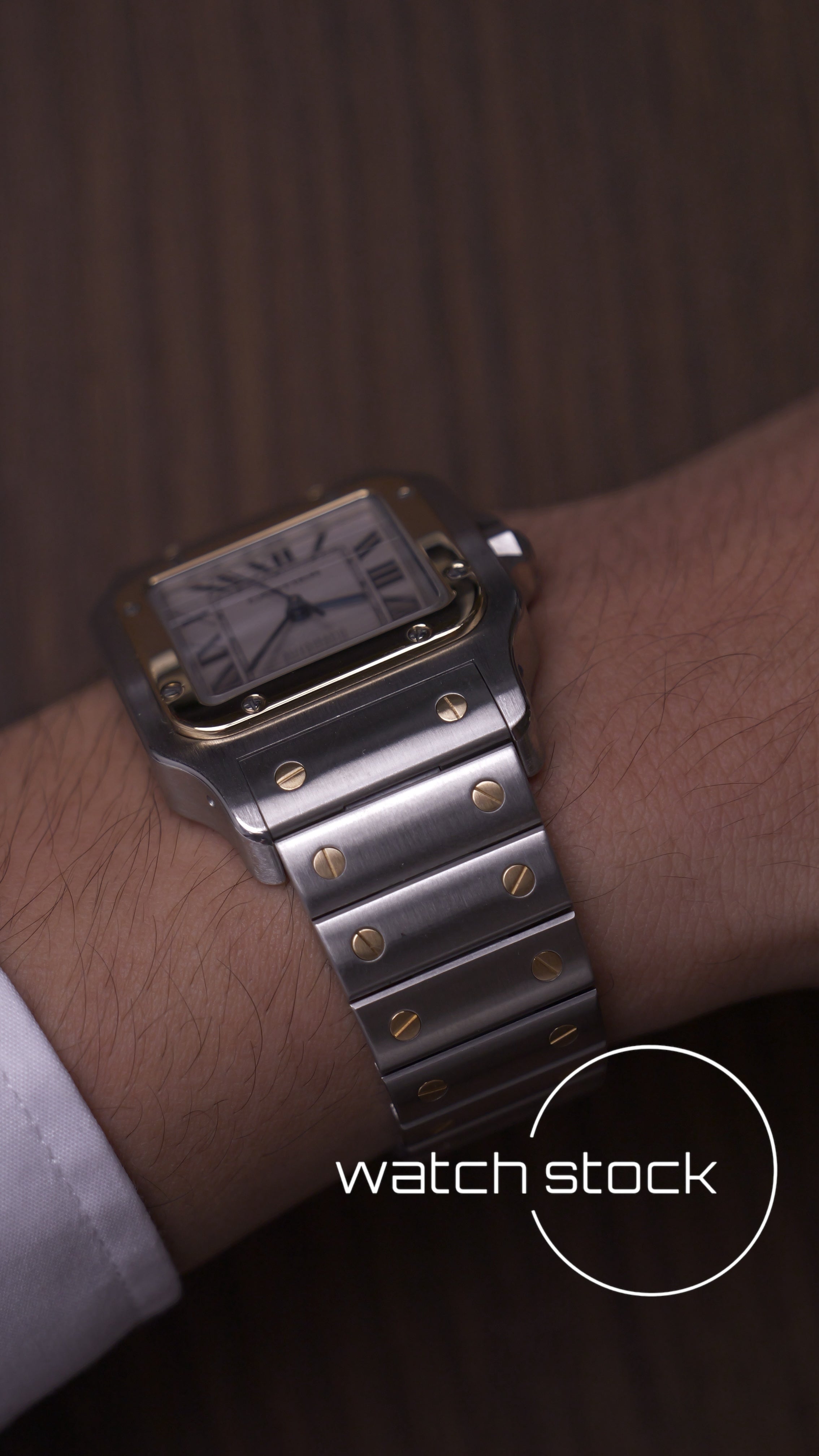 Cartier santos galbee XL gold steal ref.2823 Full set Automatic 32x45mm