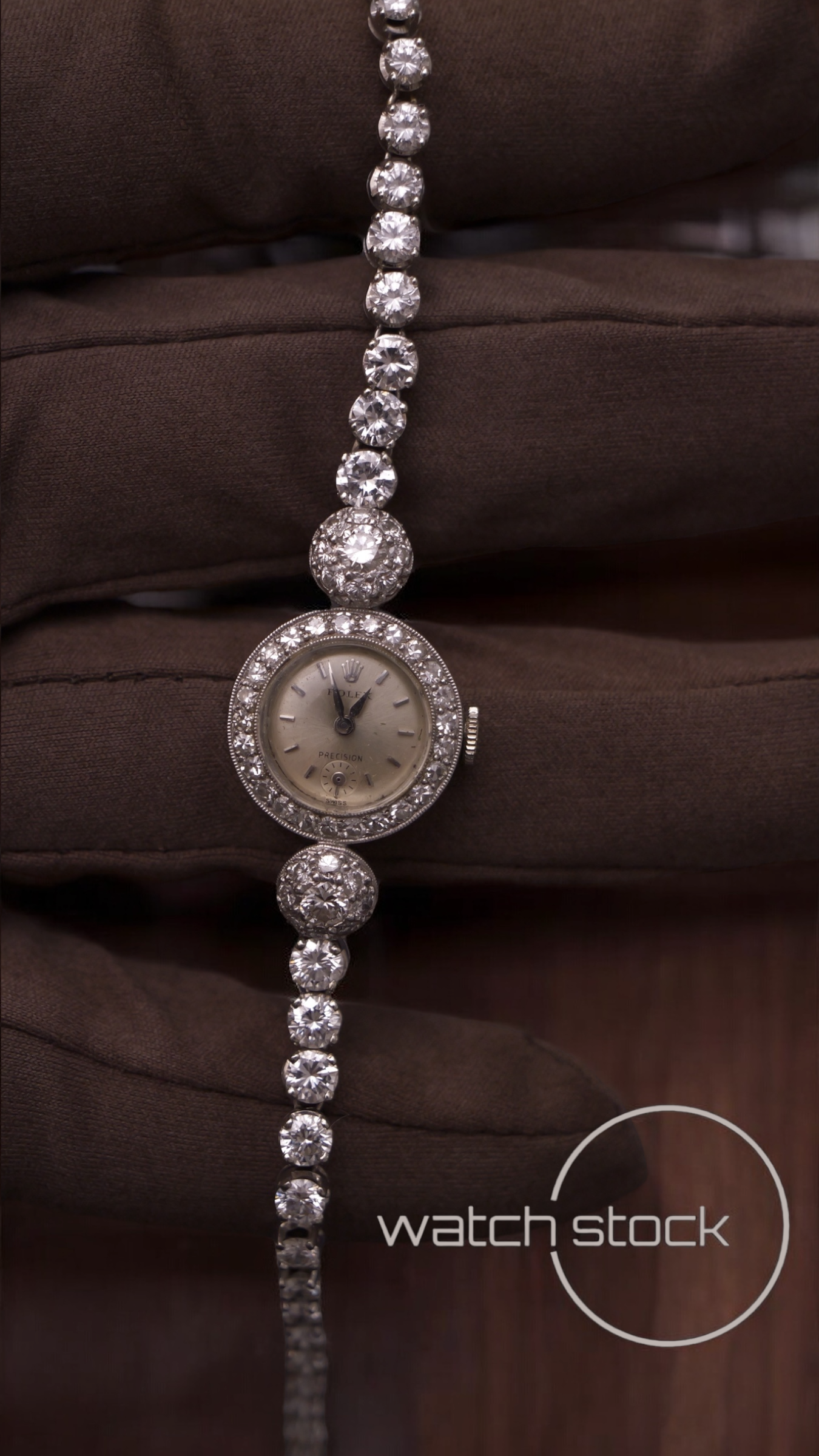 Rolex precision platino e diamanti 22mm(RARO)