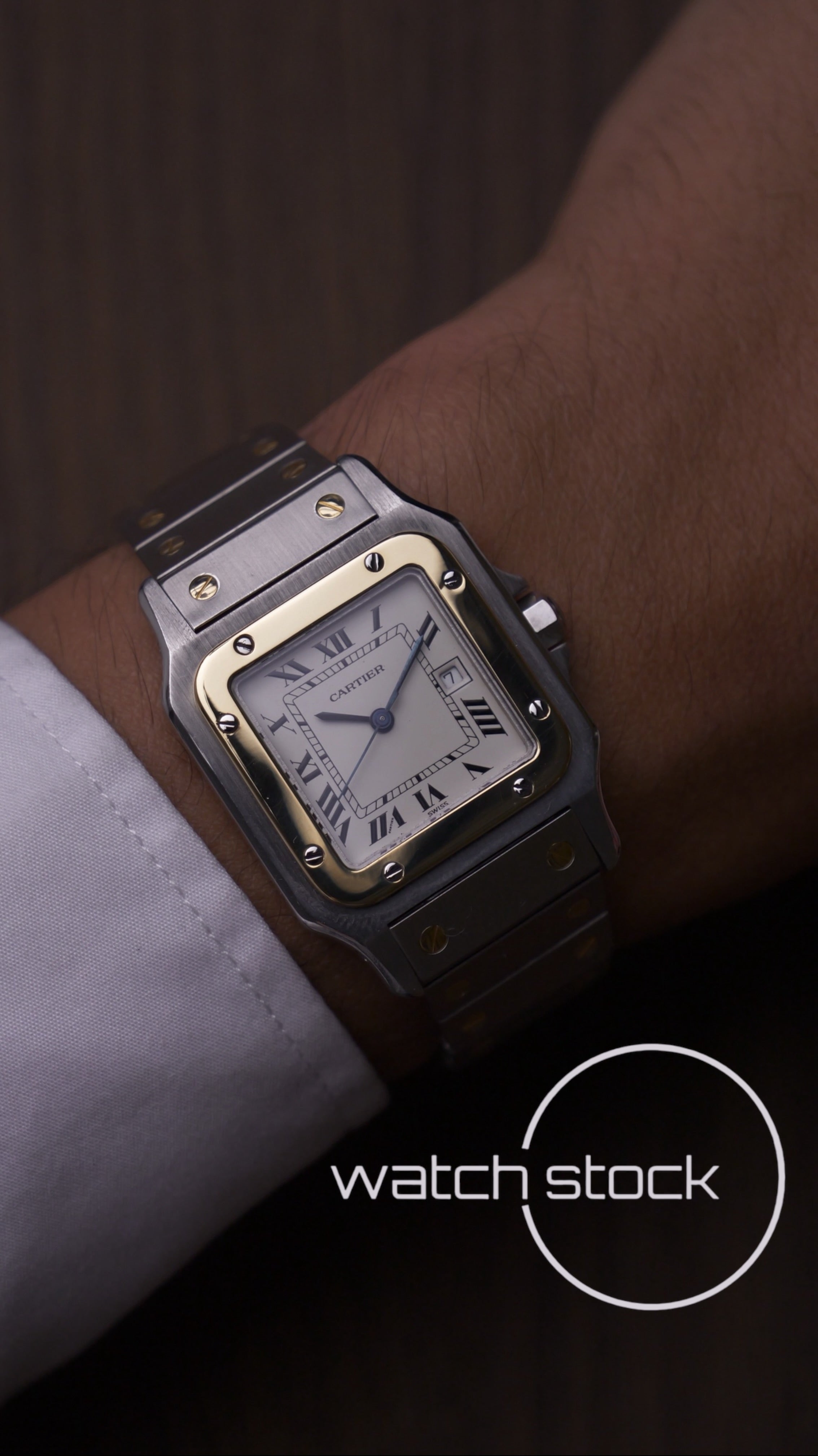 Cartier santos carré ref.2961 Automatic vintage 29x41mm