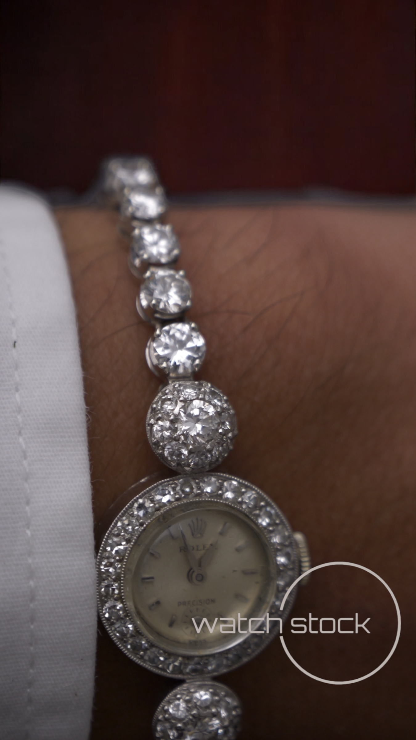 Rolex precision platino e diamanti 22mm(RARO)