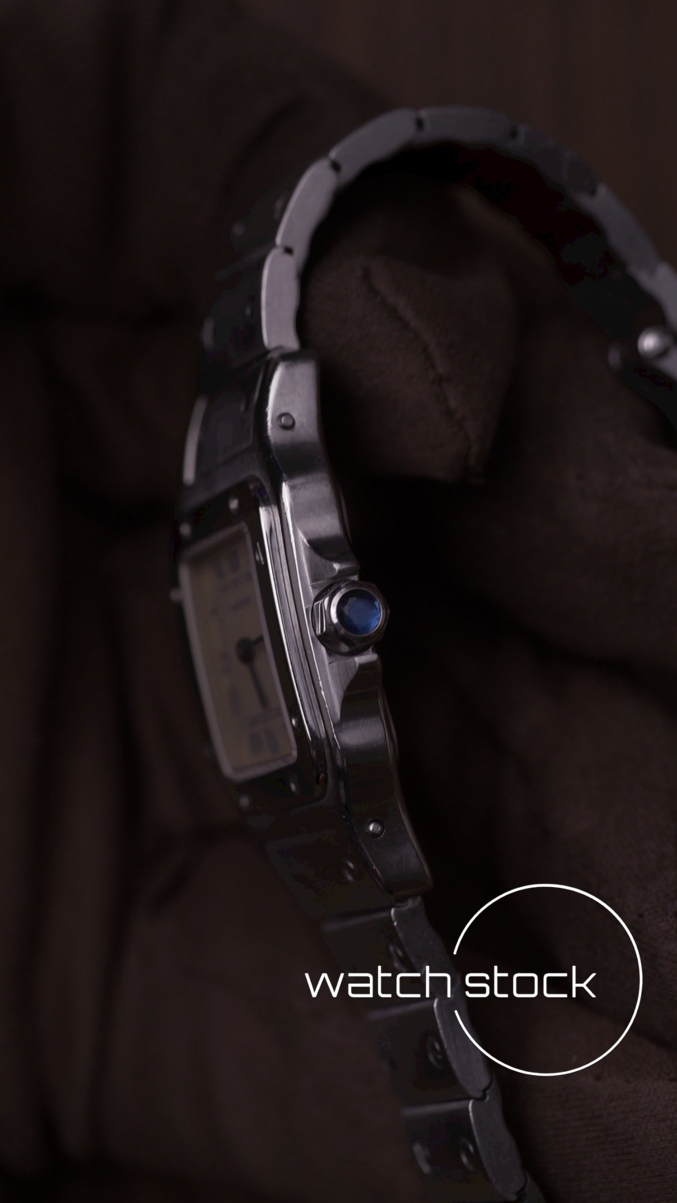 Cartier santos galbee lady quartz 24x35mm ref.1565 FULL SET