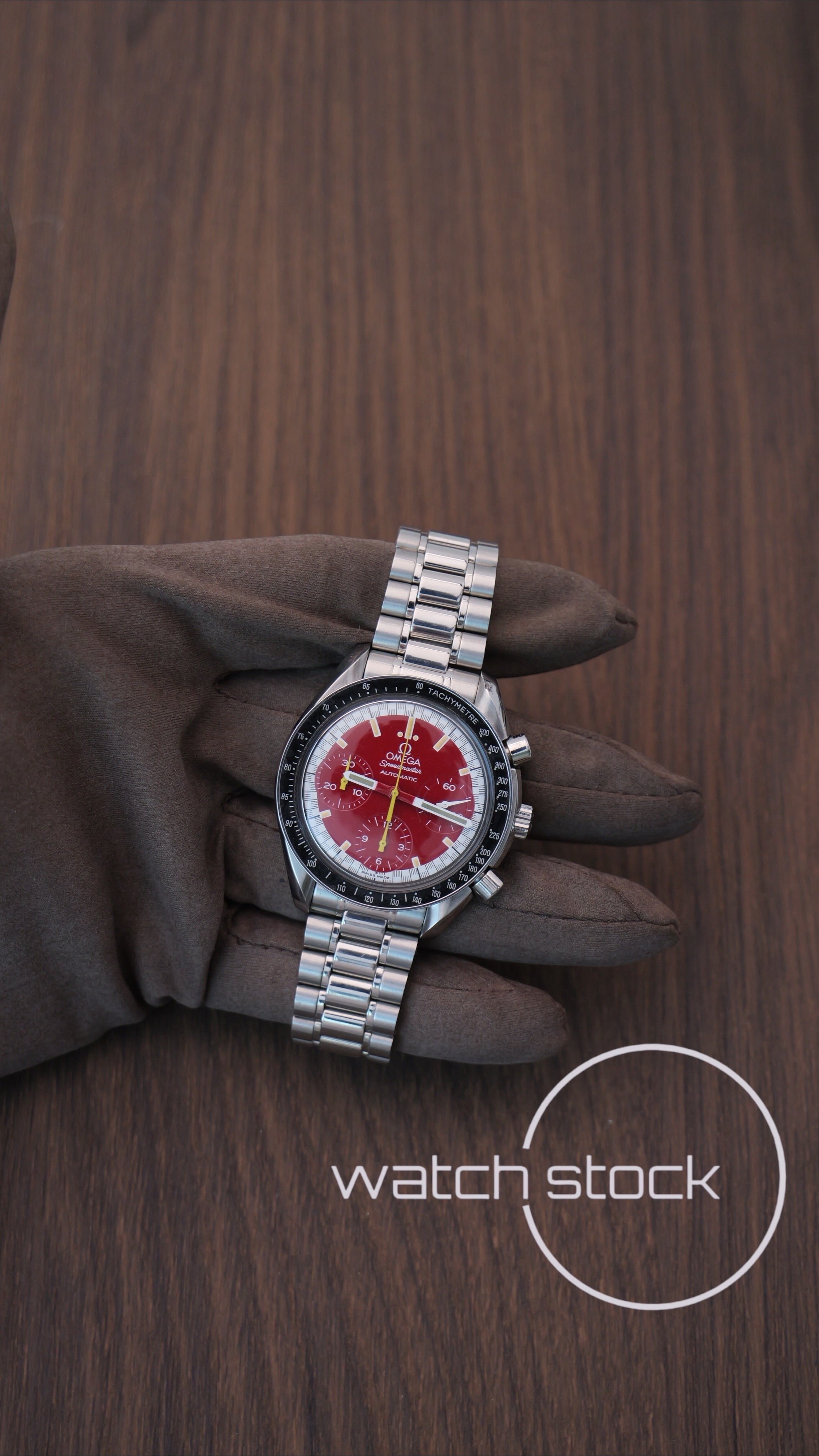Omega Speedmaster Reduced  Schumacher Red Edition 39mm  1995