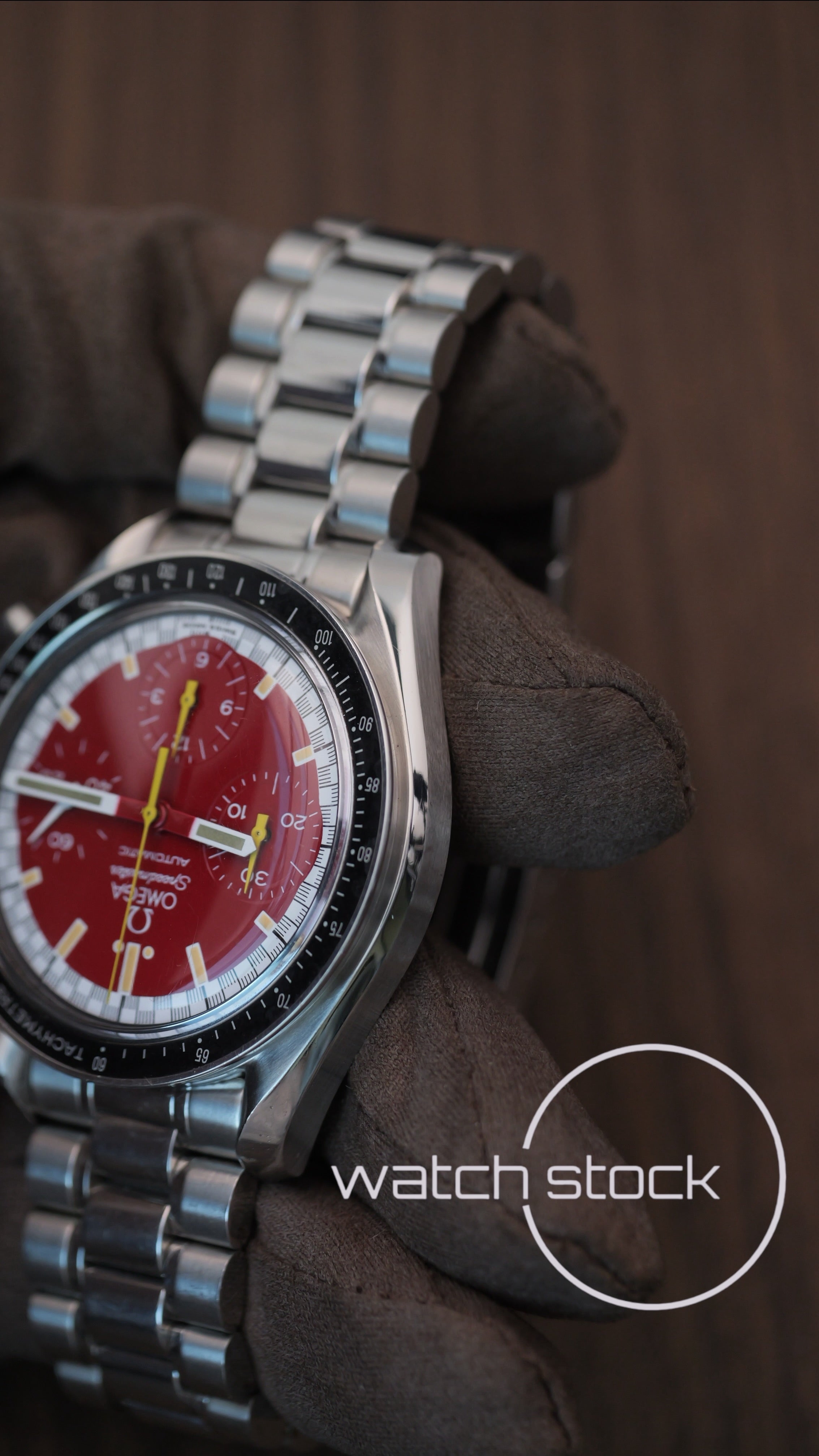 Omega Speedmaster Reduced  Schumacher Red Edition 39mm  1995