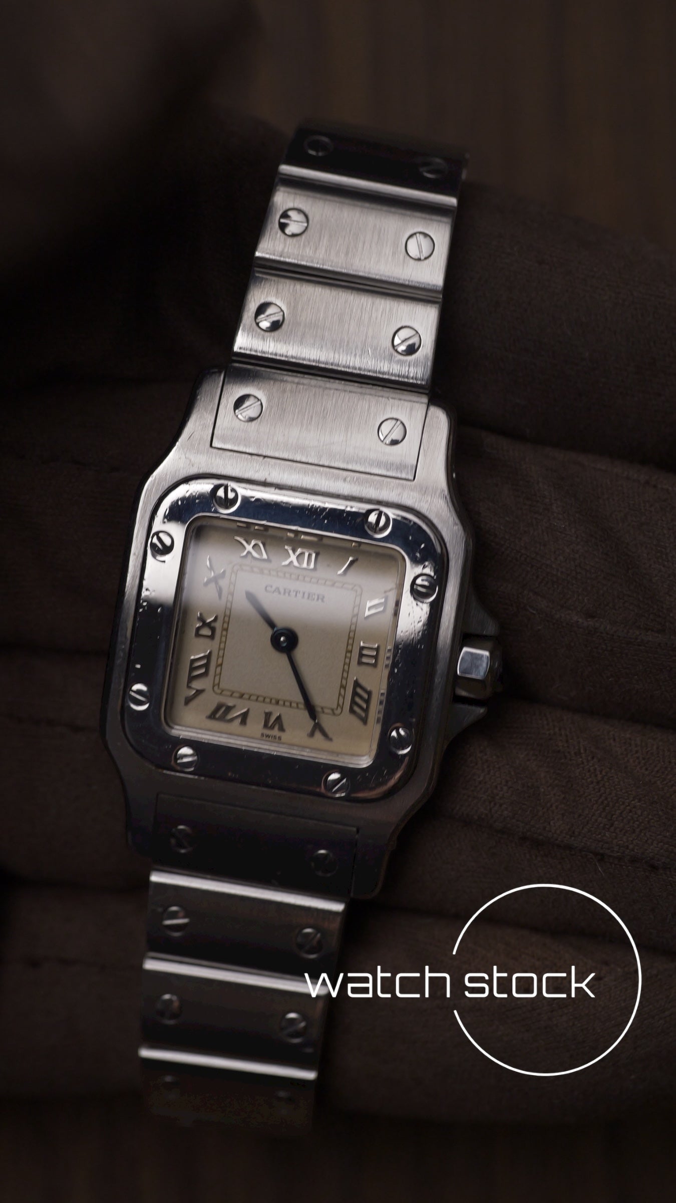 Cartier santos galbee lady quartz 24x35mm ref.9057930 FULL SET