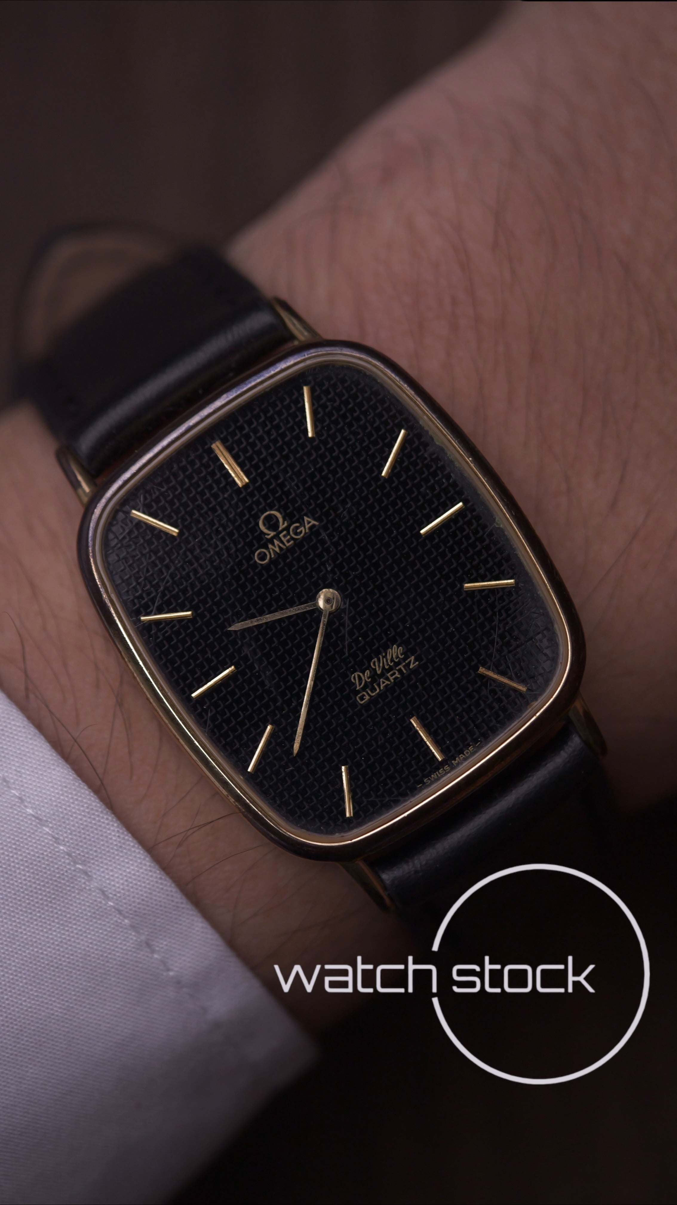 Omega De ville vintage 33mm placcato oro