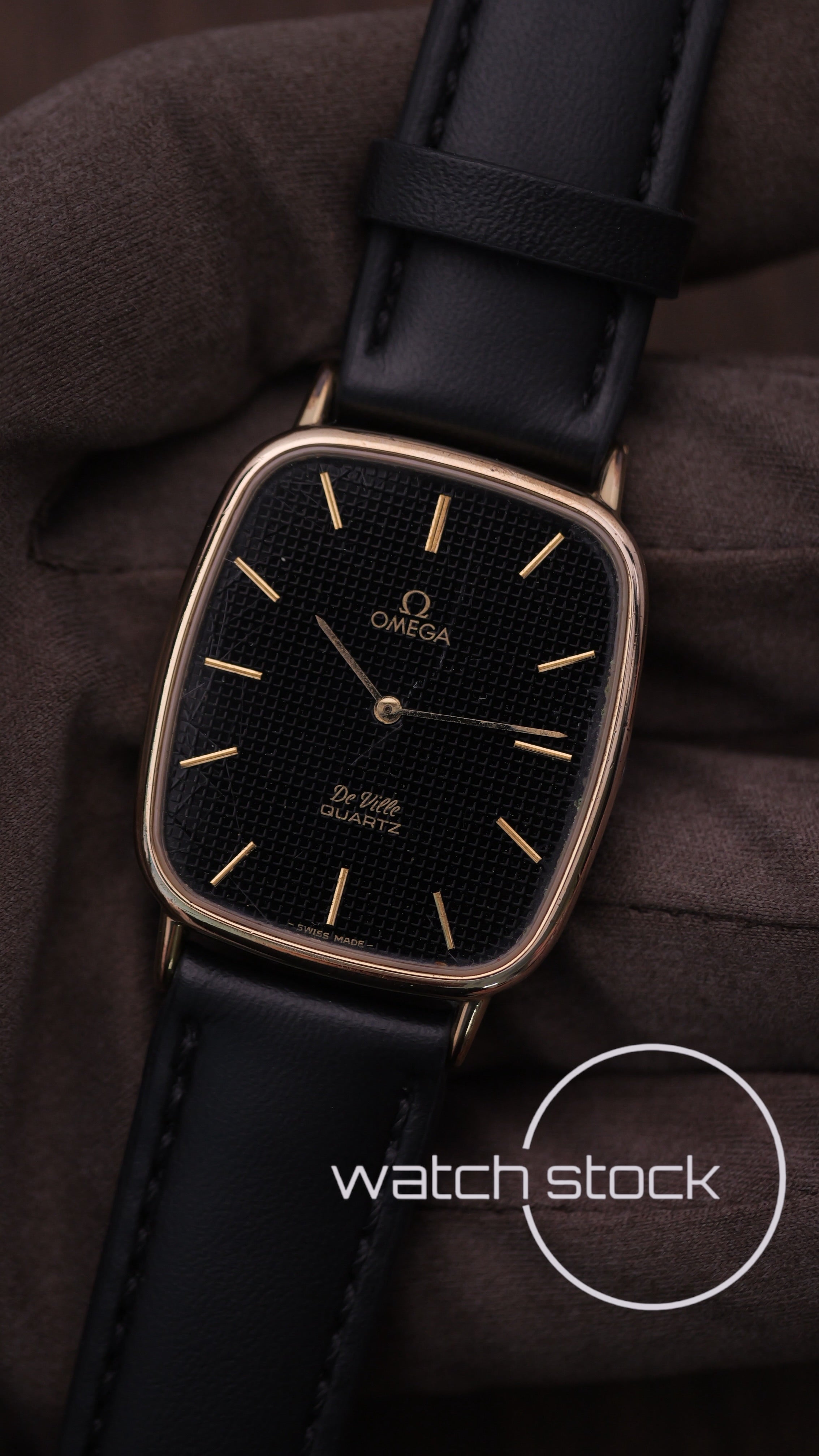 Omega De Ville Quartz Black Dial