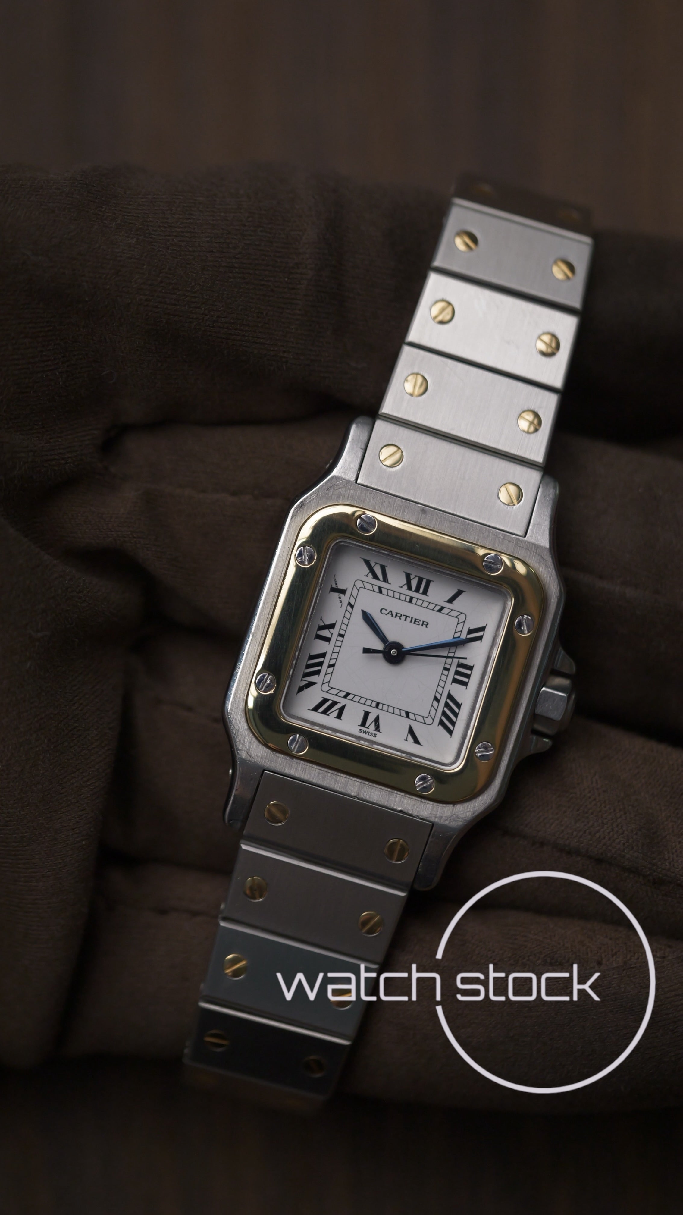Cartier santos carré lady FULL SET automatic ref.0902 24x35mm