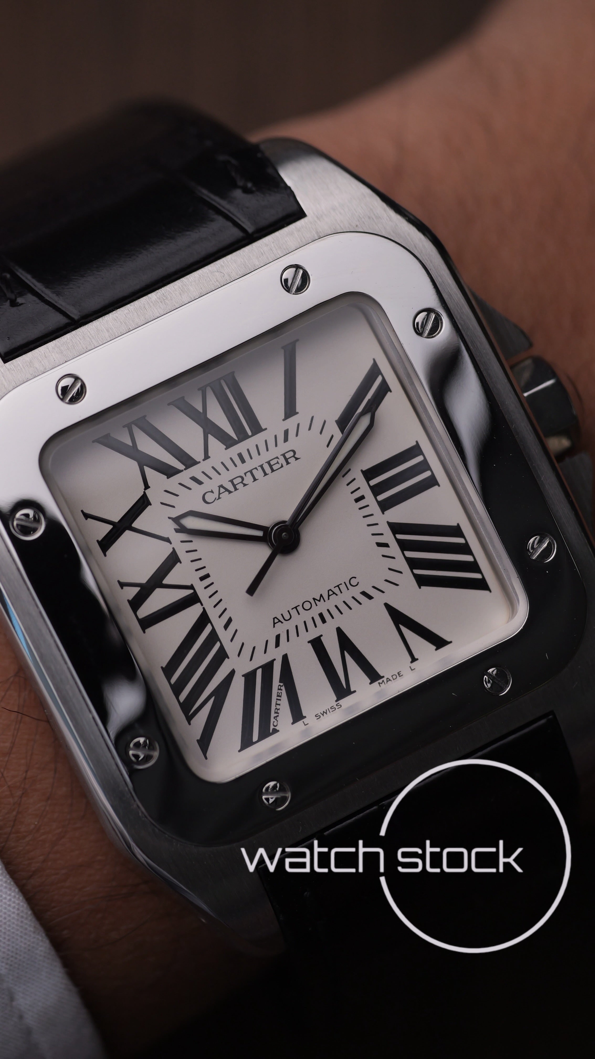 Cartier santos 100 XL Full set ref.2656 Automatic 38×51mm