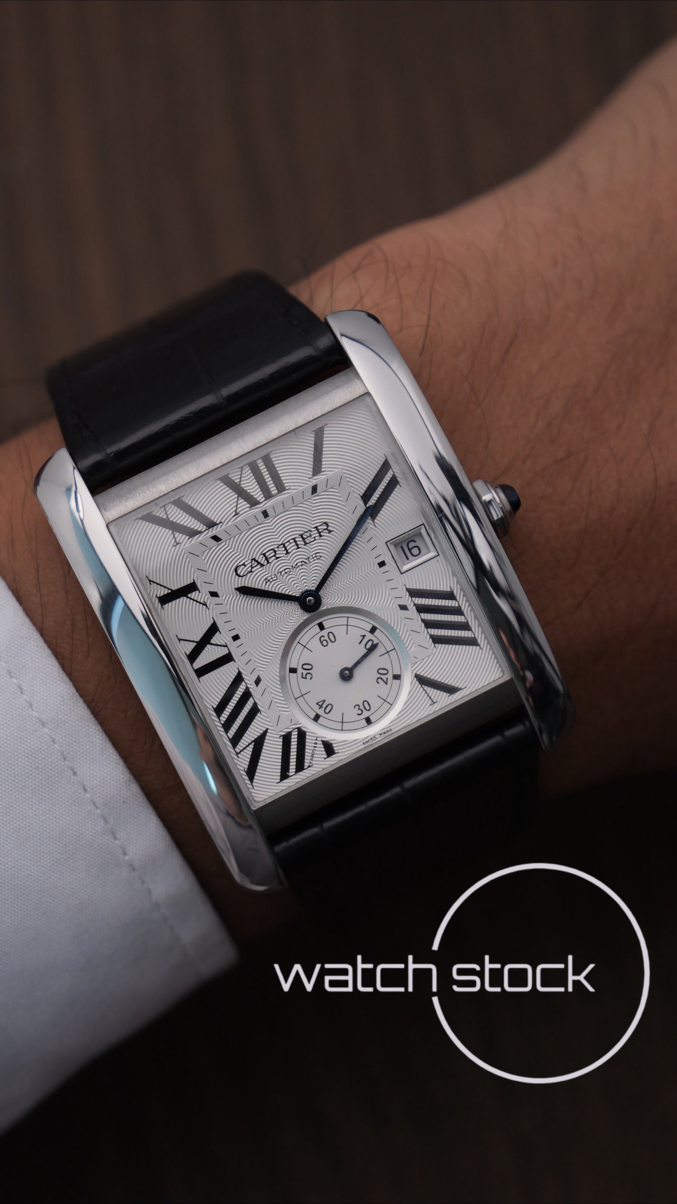 Cartier Tank MC Ref 3589 Automatic 34×44mm 2014 Full Set
