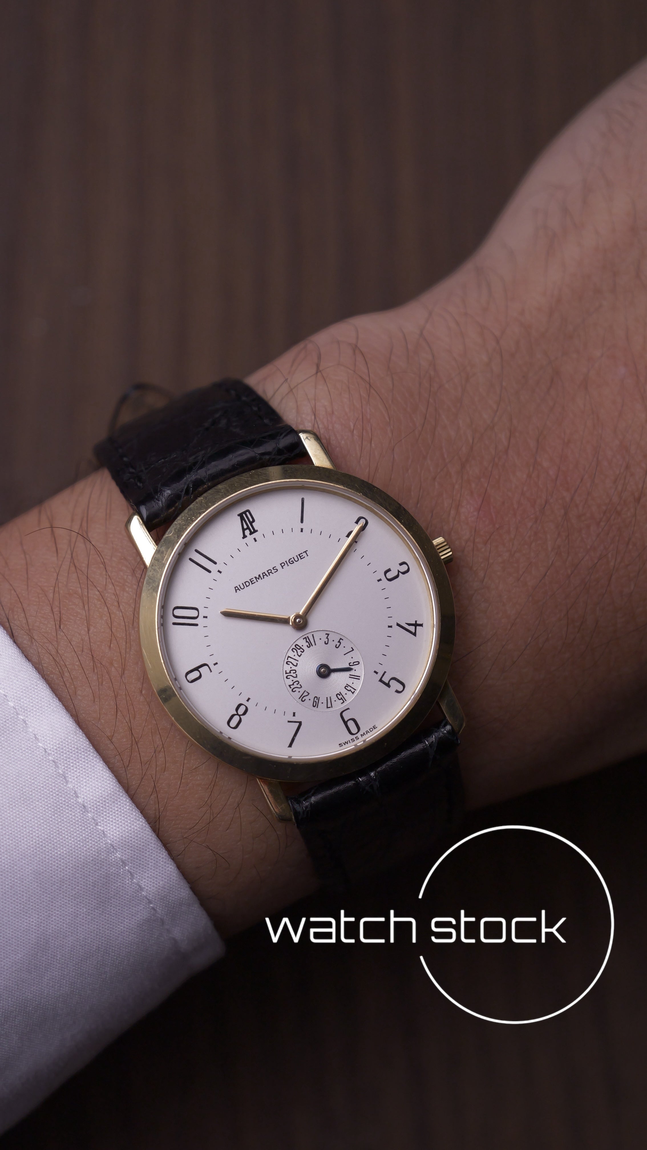 Audemars Piguet Calendar Ap dress watch 33mm 18kt